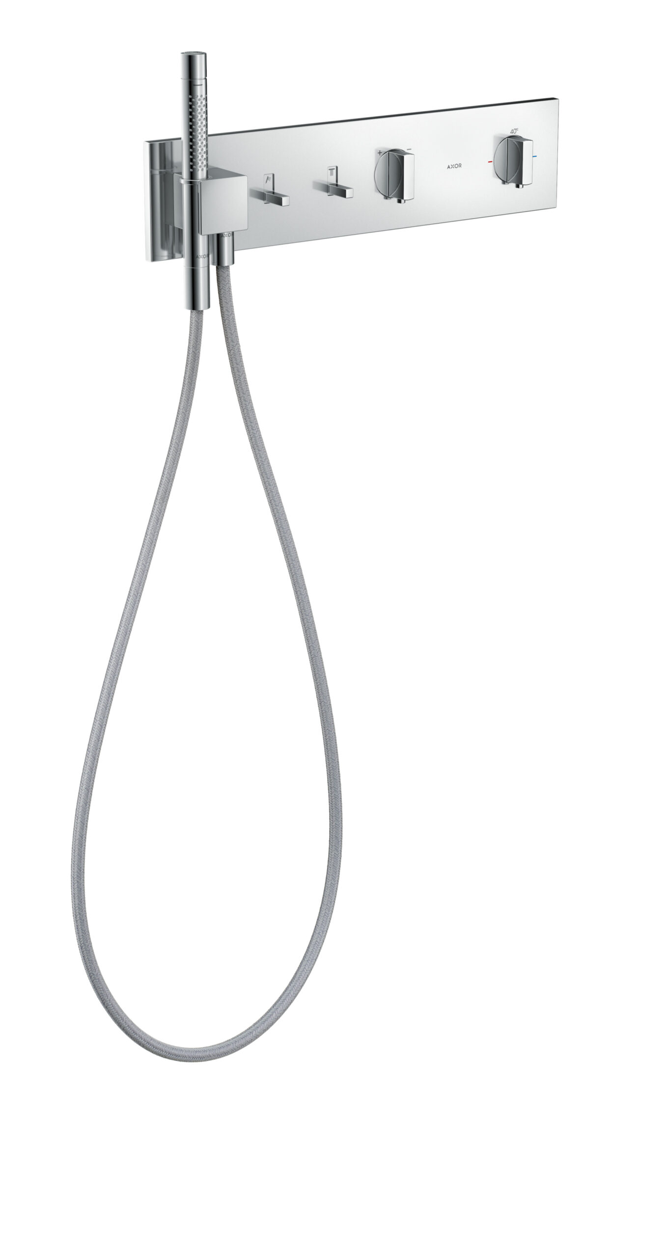 Thermostatic module 470/110 for concealed installation for 2 functions