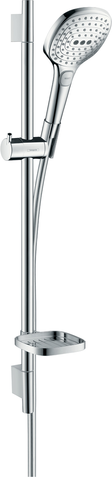 Shower set 120 3jet with shower bar 65 cm and soap dish
