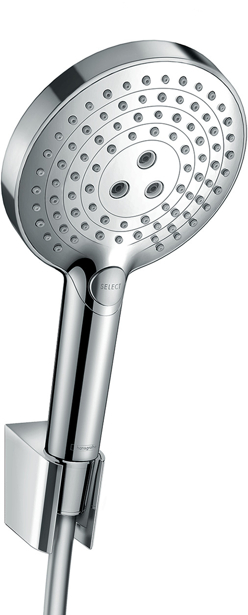 Shower holder set 120 3jet with shower hose 160 cm