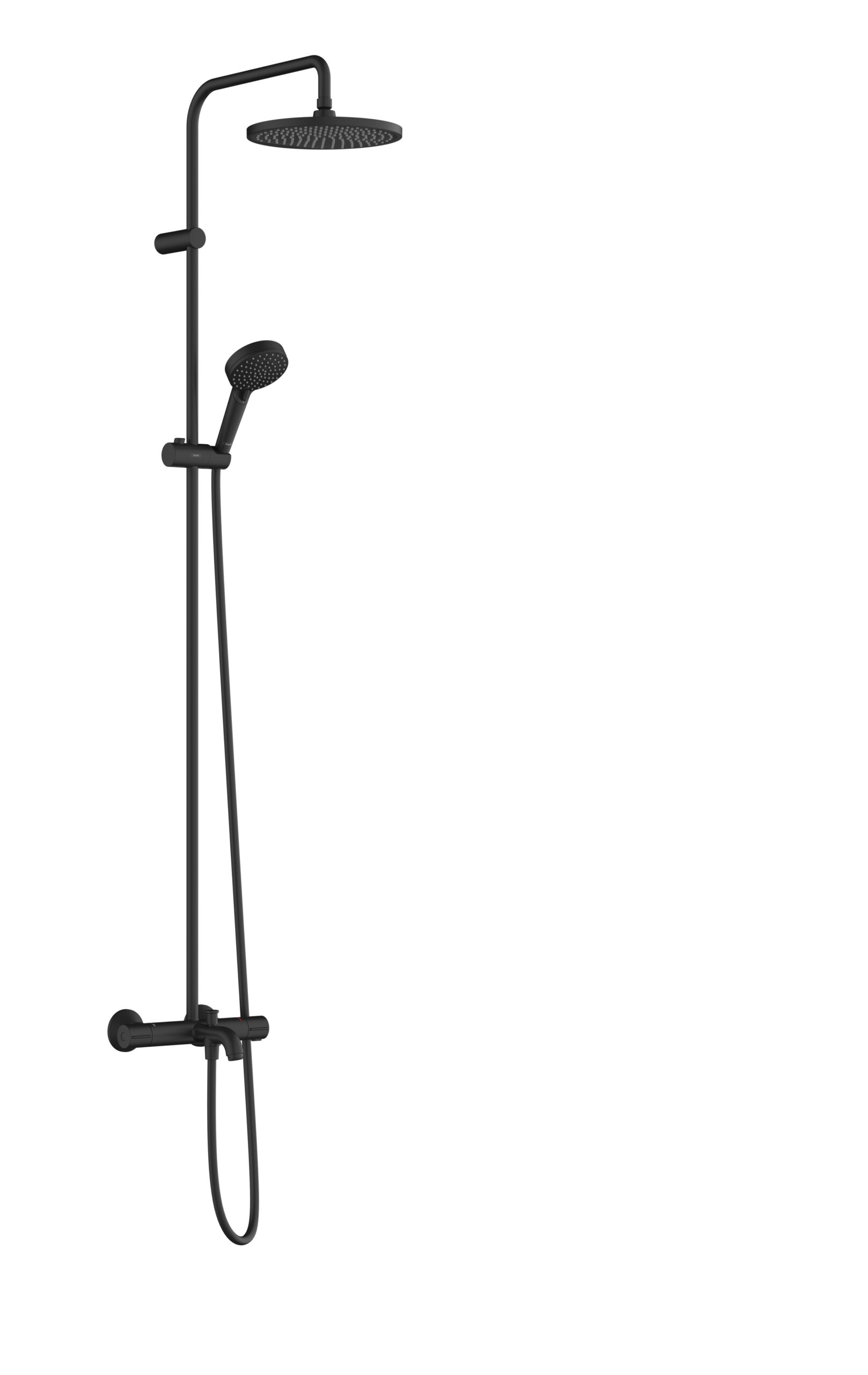 Showerpipe 240 1jet with bath thermostat