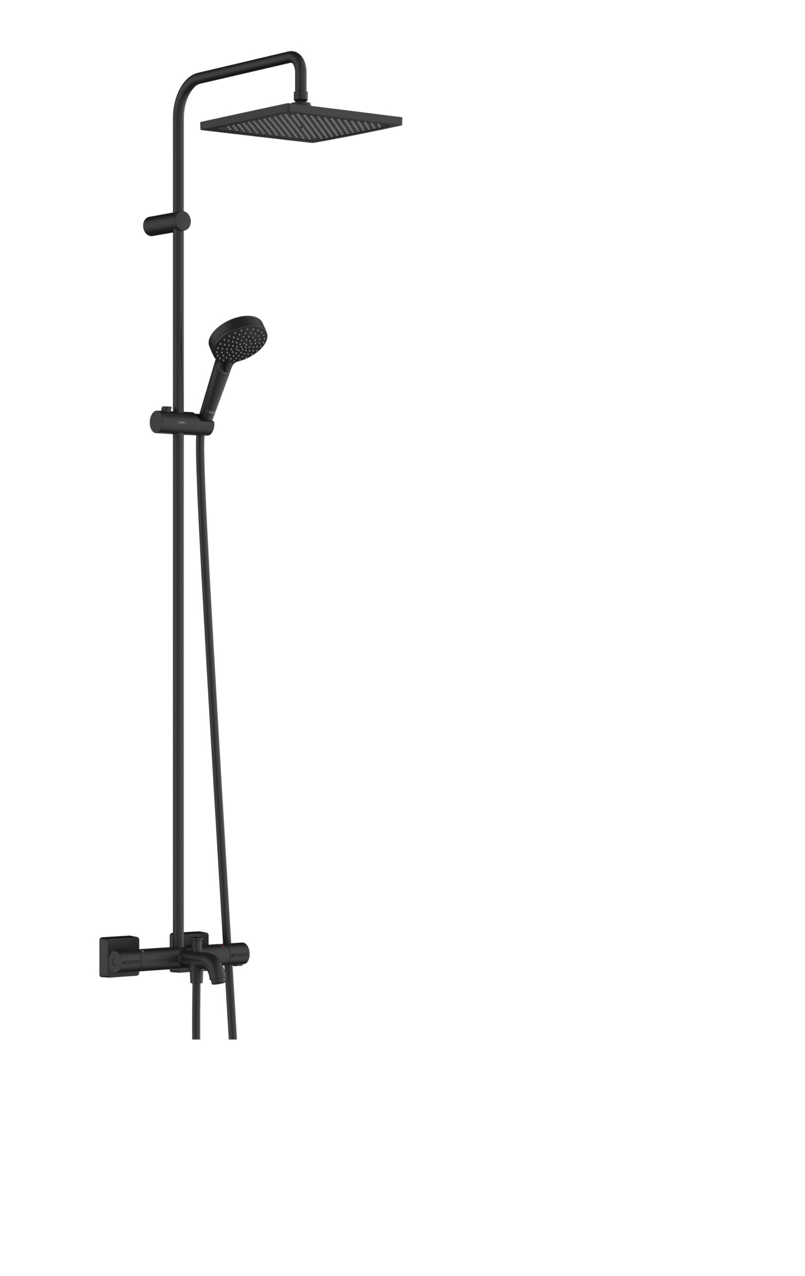 Showerpipe 240 1jet with bath thermostat
