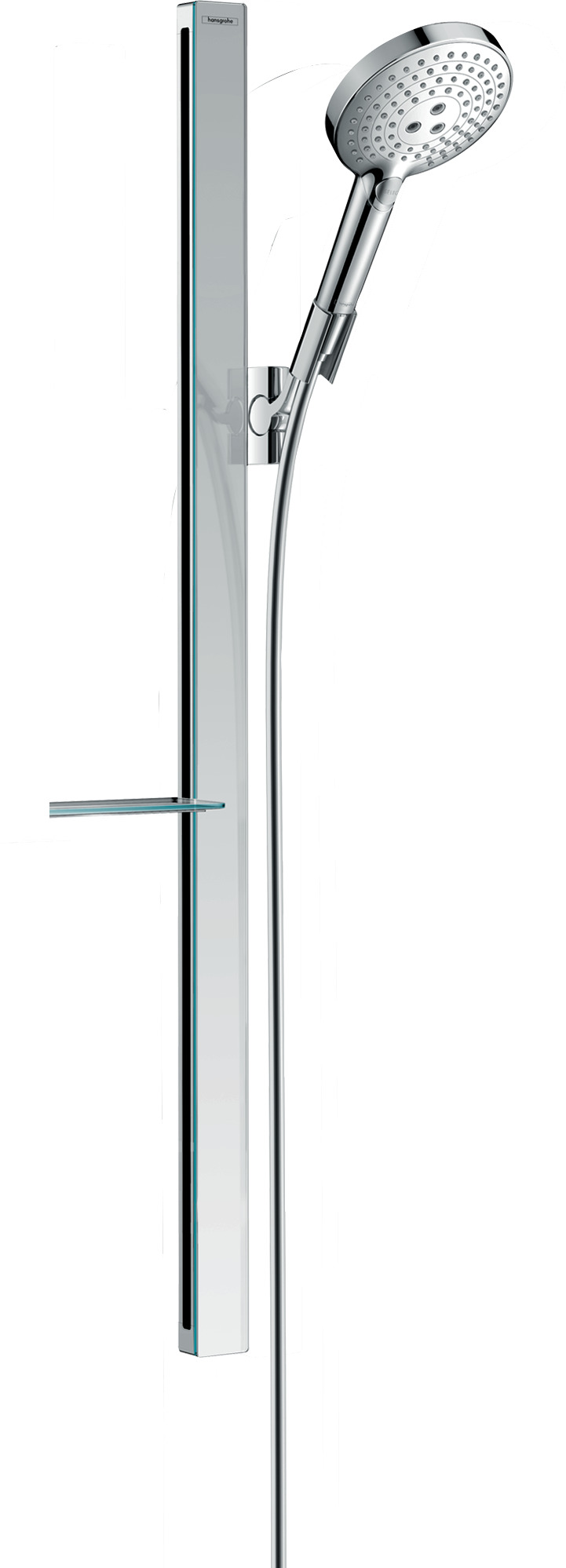 Shower set 120 3jet EcoSmart 9 l/min with shower bar 90 cm and shelf