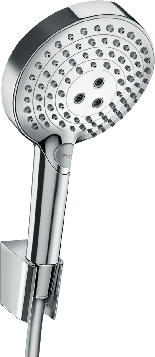 Shower holder set 120 3jet PowderRain with shower hose 125 cm