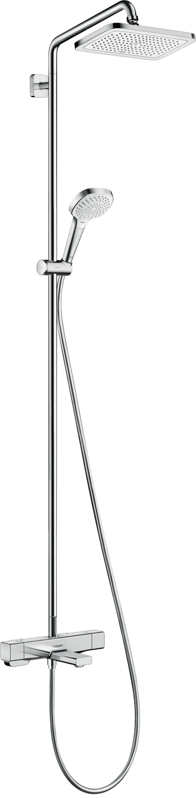 Showerpipe 280 1jet with bath thermostat DZR