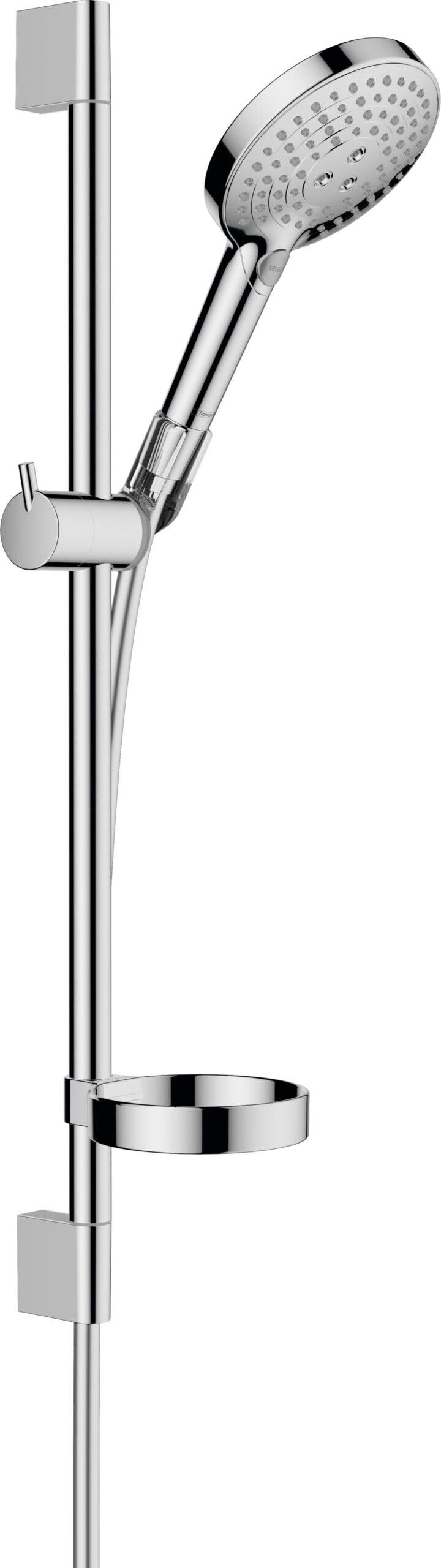 Shower set 120 3jet PowderRain with shower bar 65 cm and soap dish GP