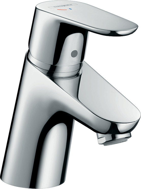 Single lever basin mixer 70 CoolStart with pop-up waste set