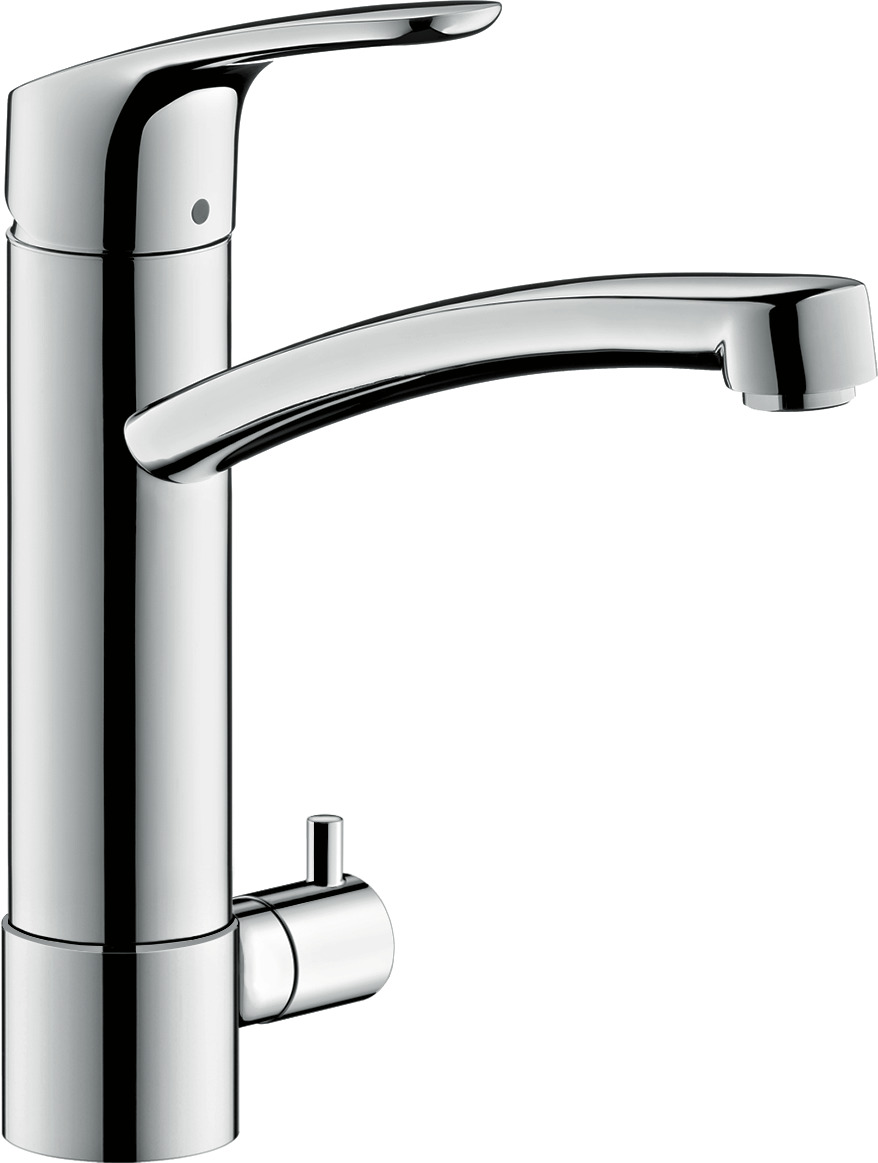 Single lever kitchen mixer 200, device shut-off valve, 1jet