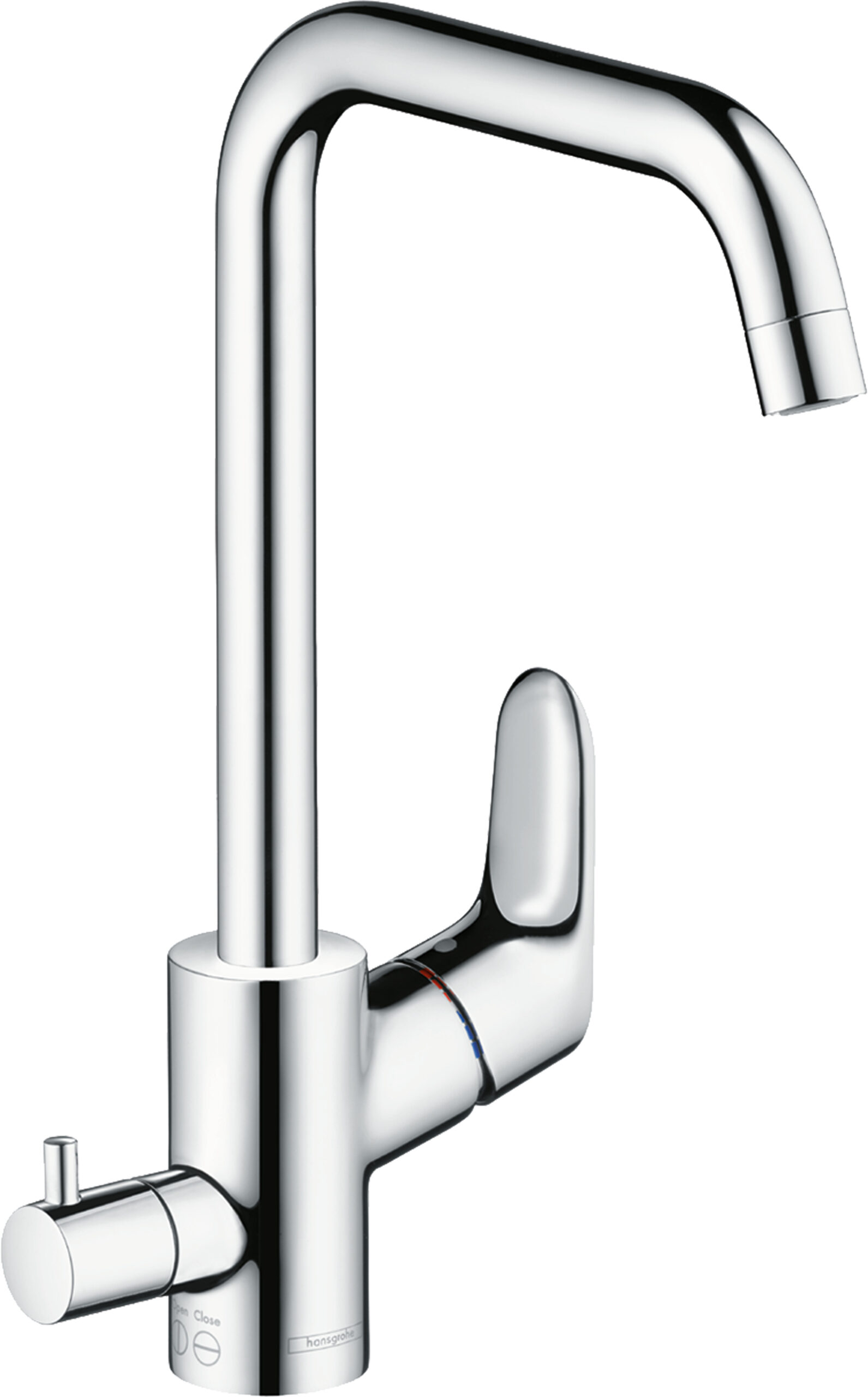 Single lever kitchen mixer 260, device shut -off valve, 1jet, DZR