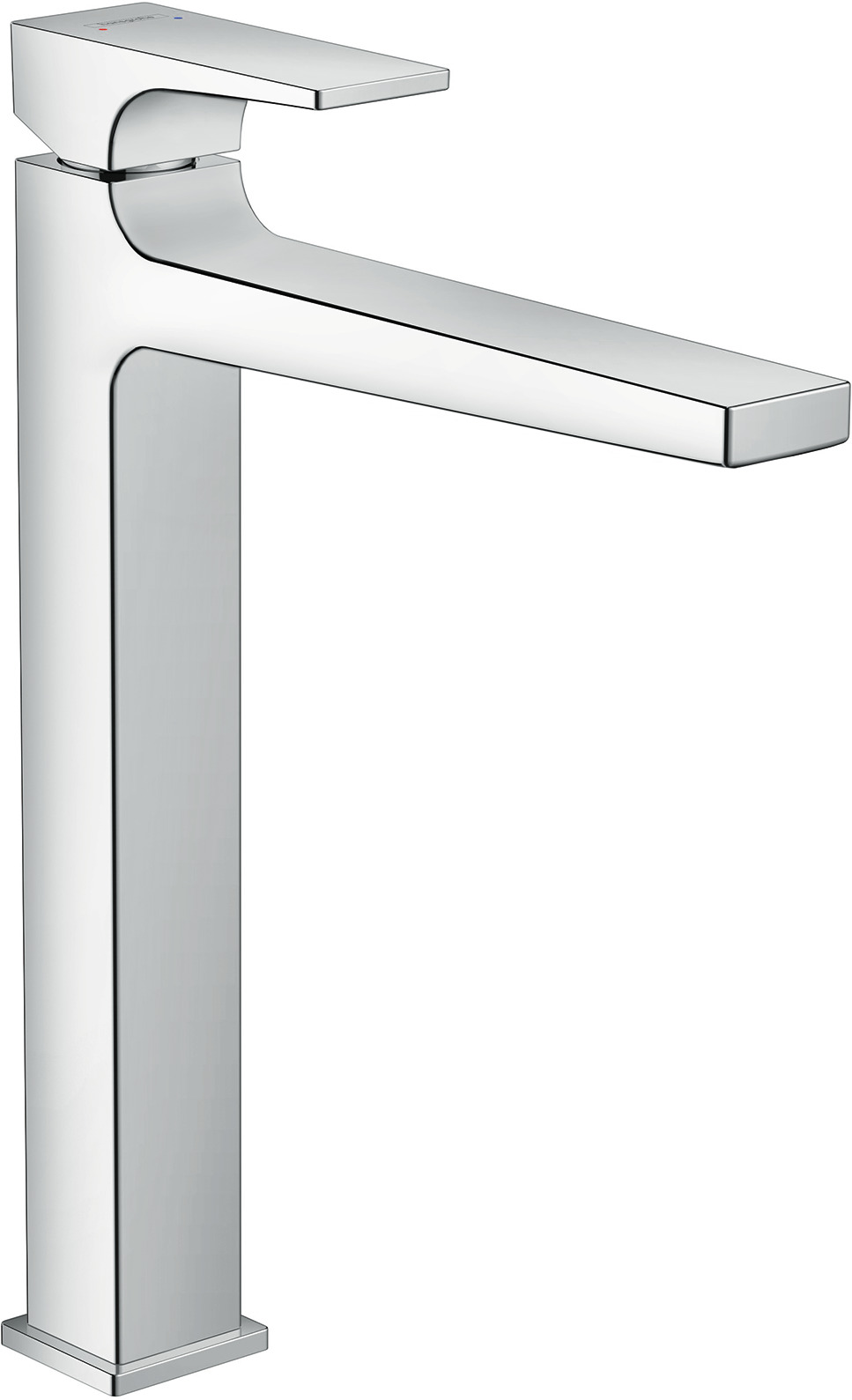 Single lever basin mixer 260 with lever handle for wash bowls with push-open waste set