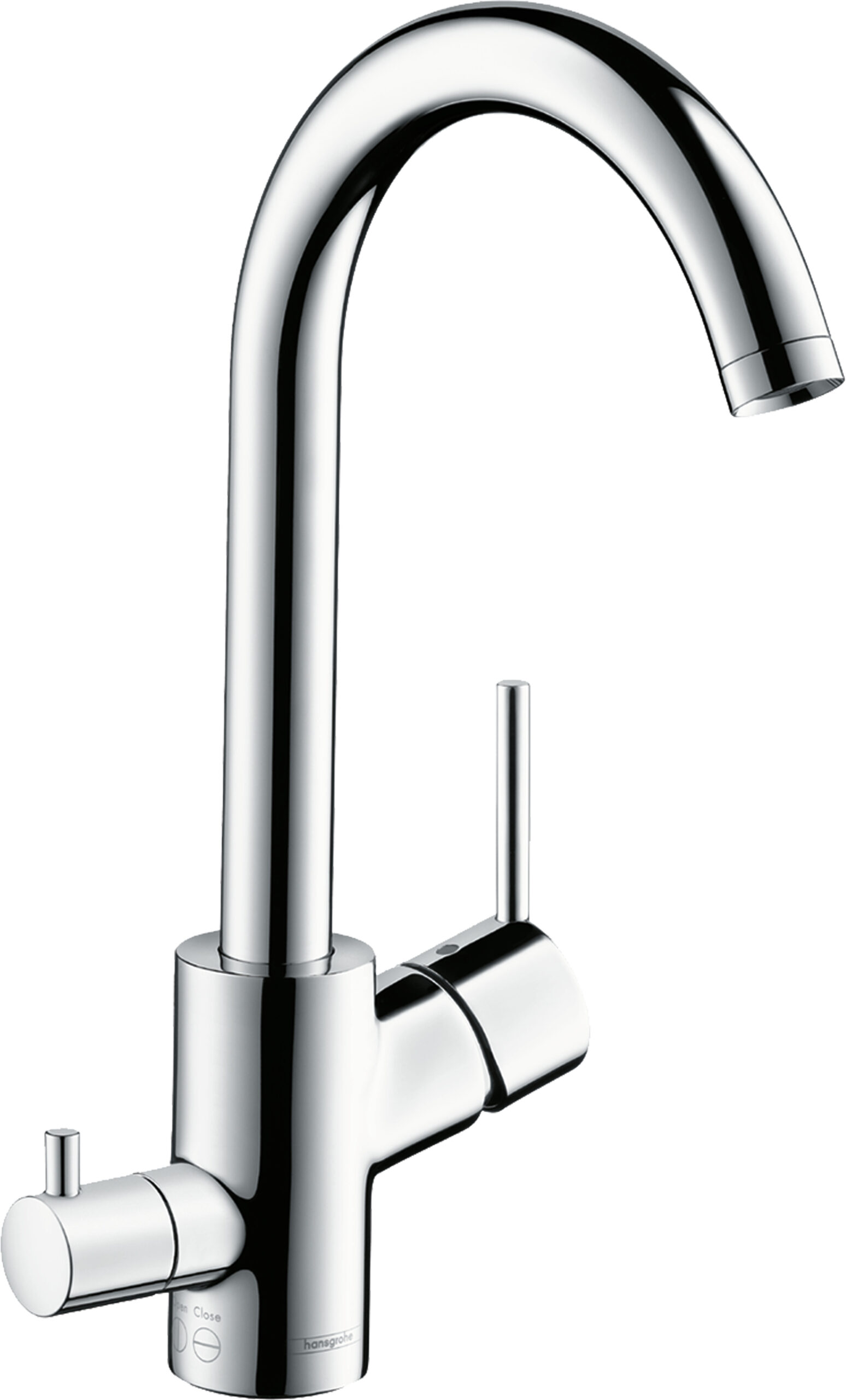 Single lever kitchen mixer 270, device shut-off valve, 1jet, DZR