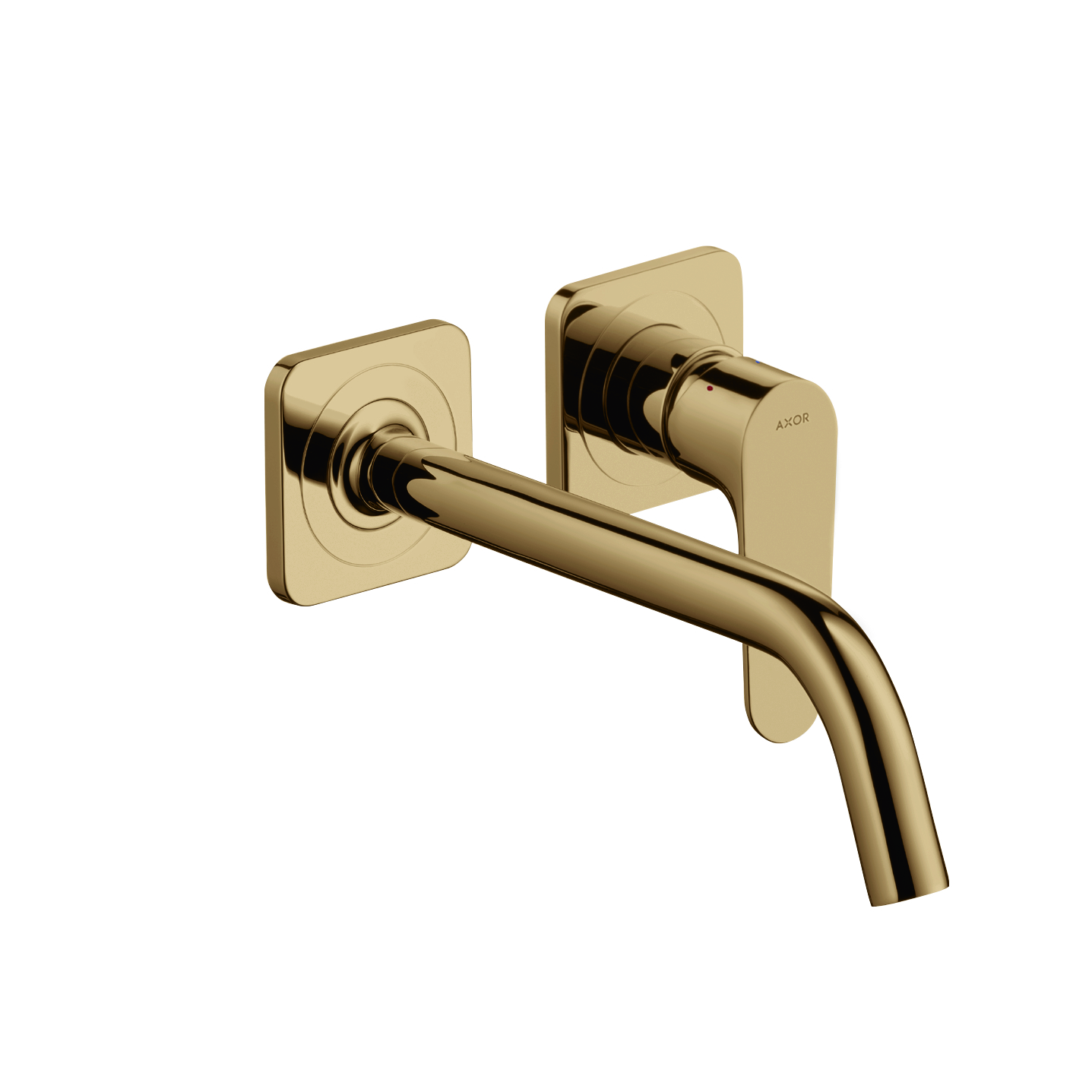 Single lever basin mixer for concealed installation wall-mounted with spout 227 mm and escutcheons