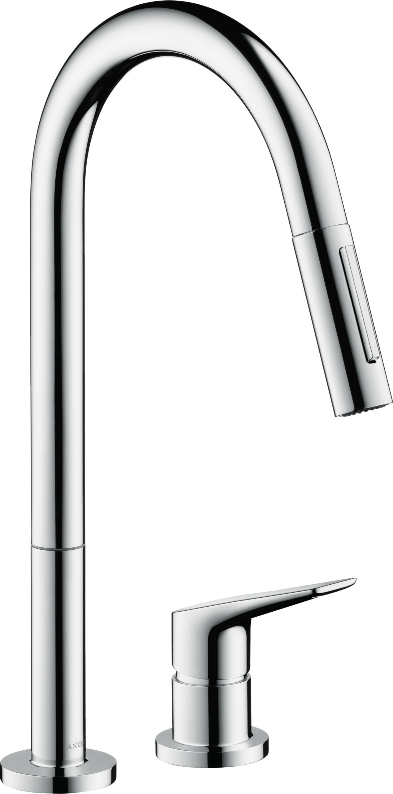 2-hole single lever kitchen mixer 220 with pull-out spray EcoSmart