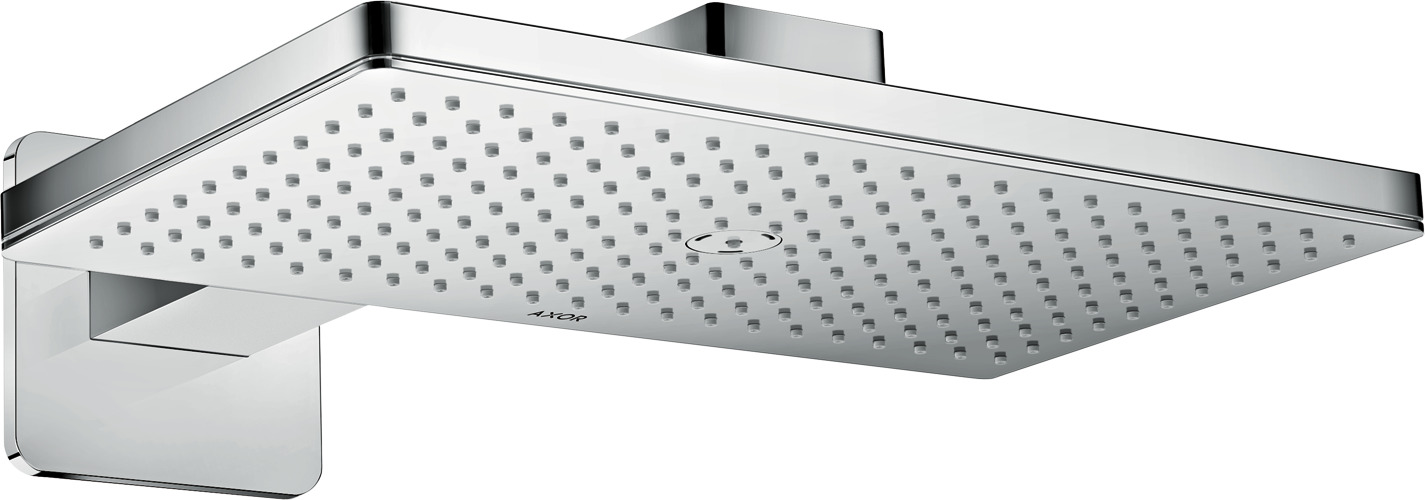 Overhead shower 460/300 1jet with shower arm and softsquare escutcheon