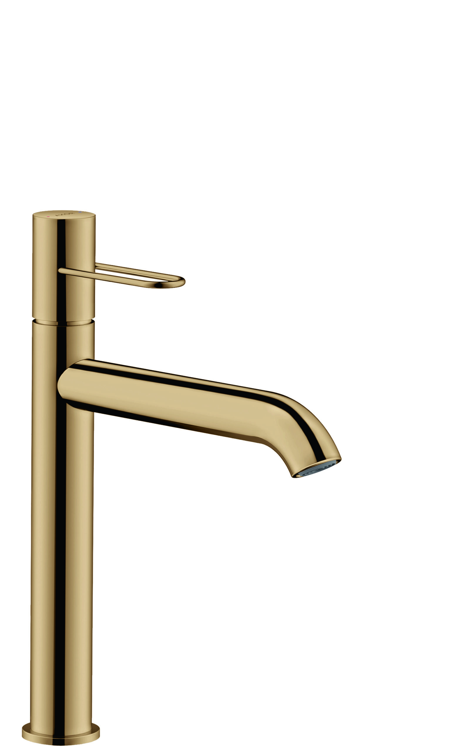Single lever basin mixer 190 with loop handle for wash bowls and waste set