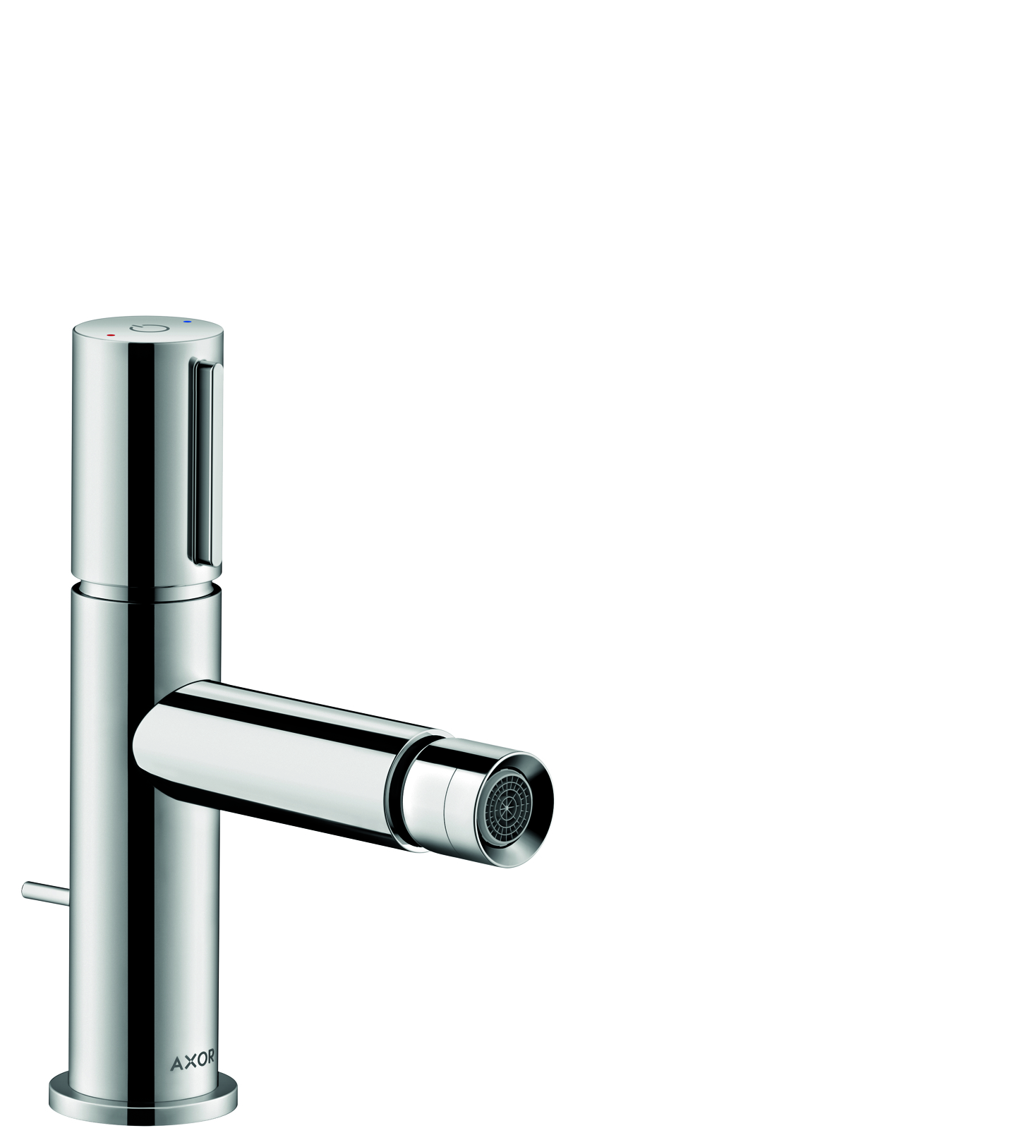 Bidet mixer Select with pop-up waste set