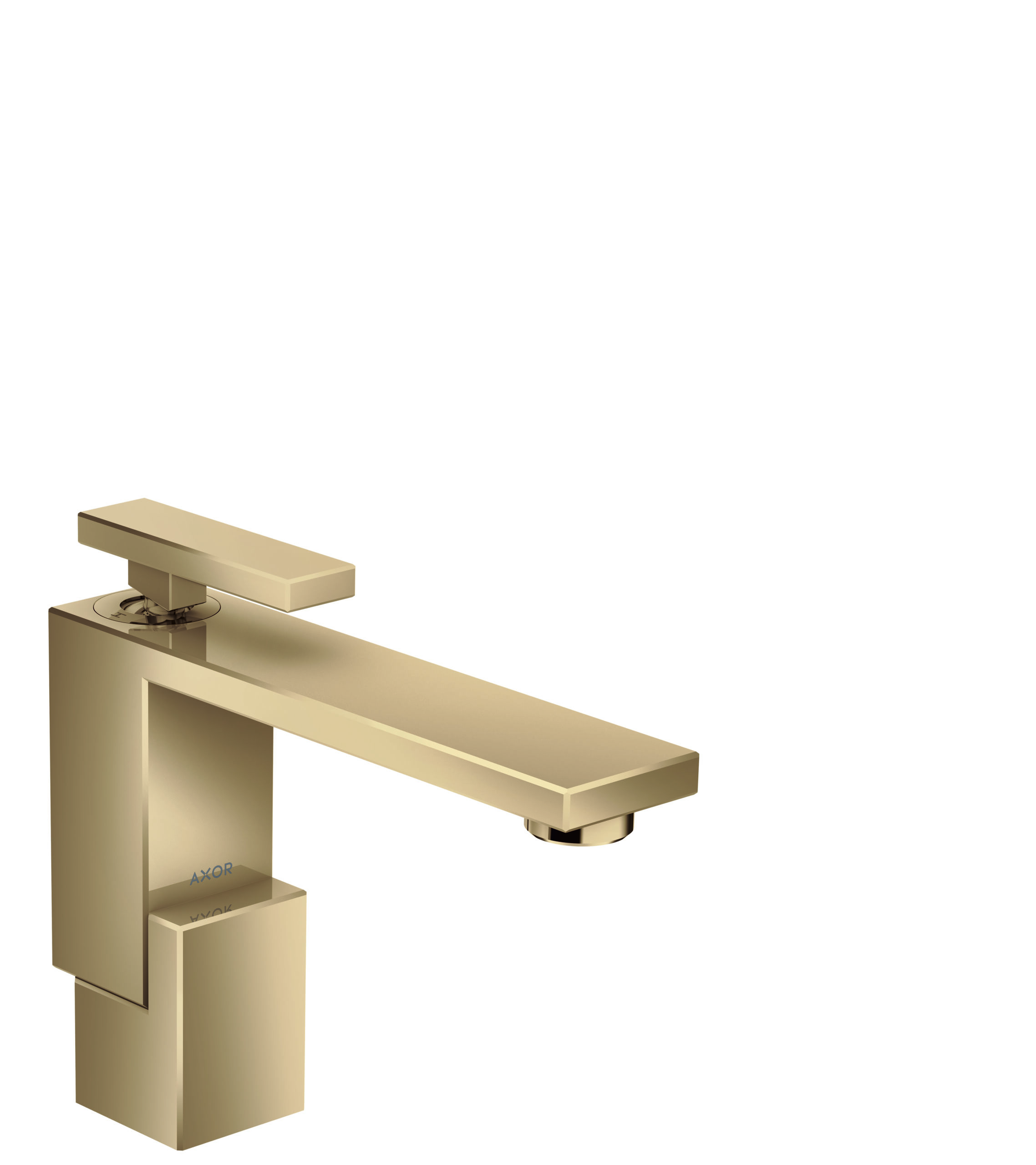 Single lever basin mixer 130 with push-open waste set