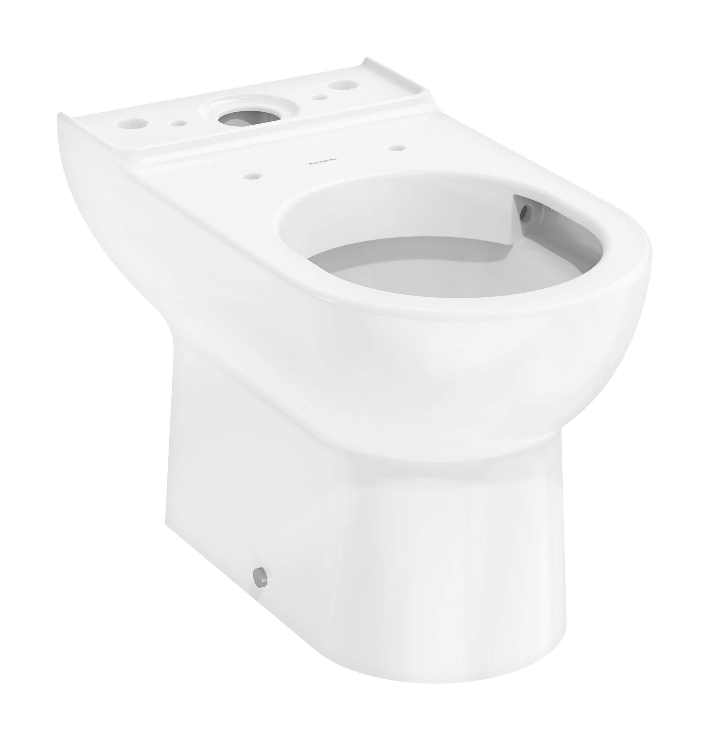 Floorstanding WC close coupled 640 with multi outlet AquaChannel Flush, HygieneEffect