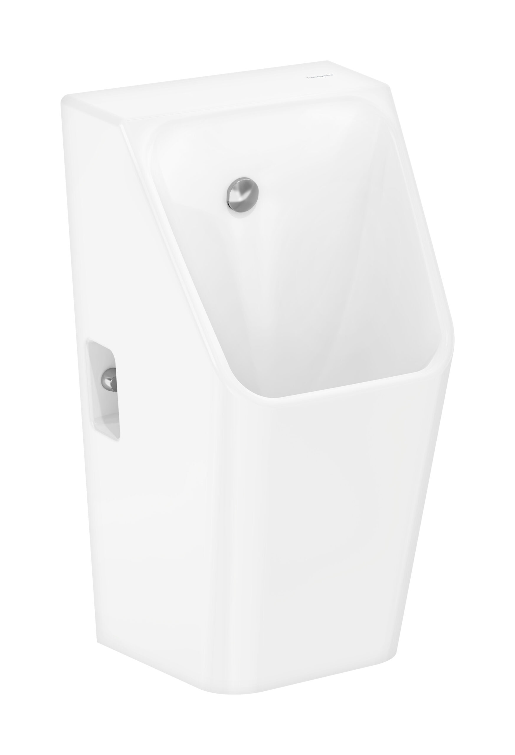 Urinal 600/300 with rear water supply and bottom outlet rimless, HygieneEffect (unpacked)
