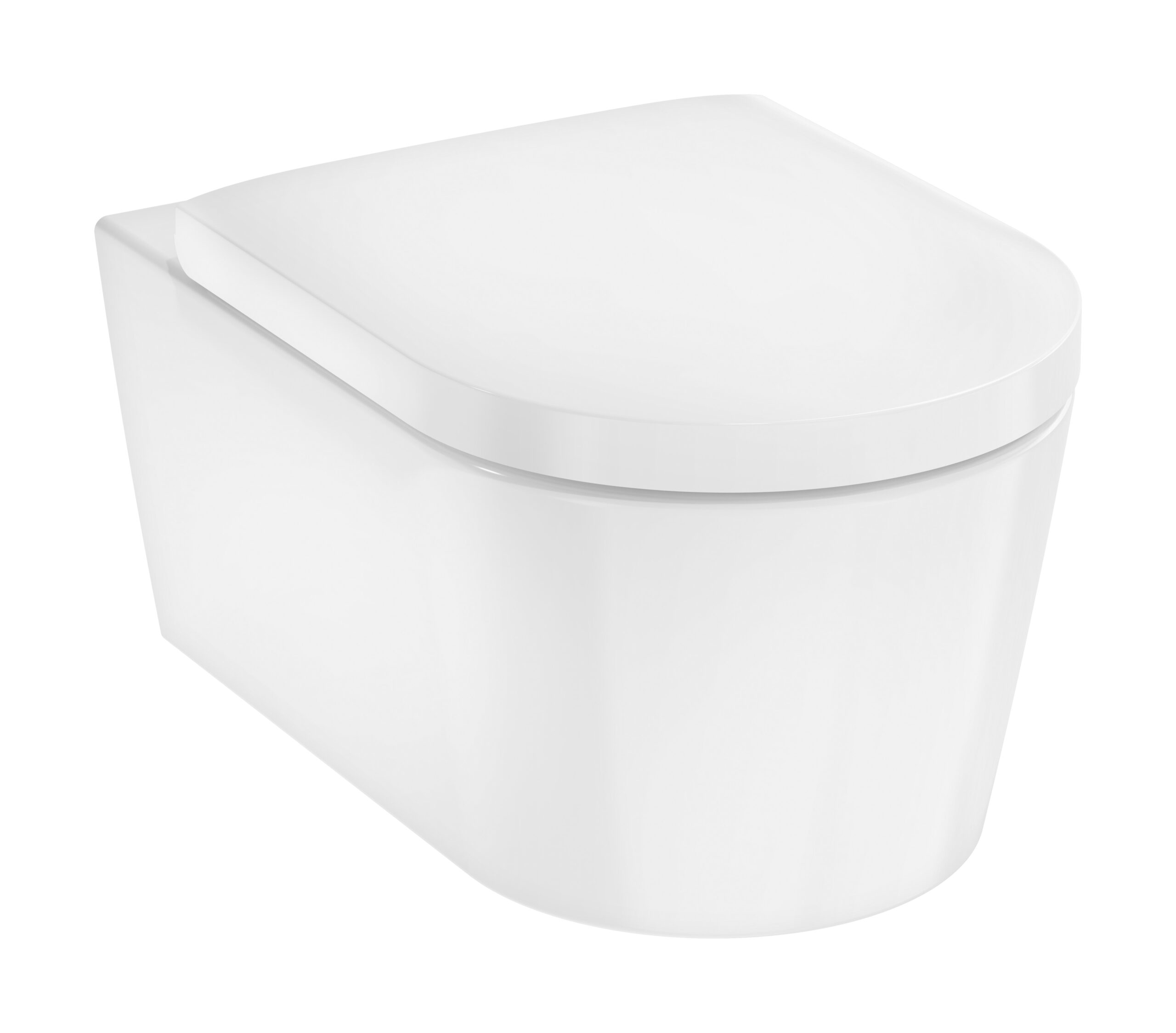 Wall hung WC Set 540 AquaFall Flush, HygieneEffect with WC seat and cover with SoftClose and QuickRelease