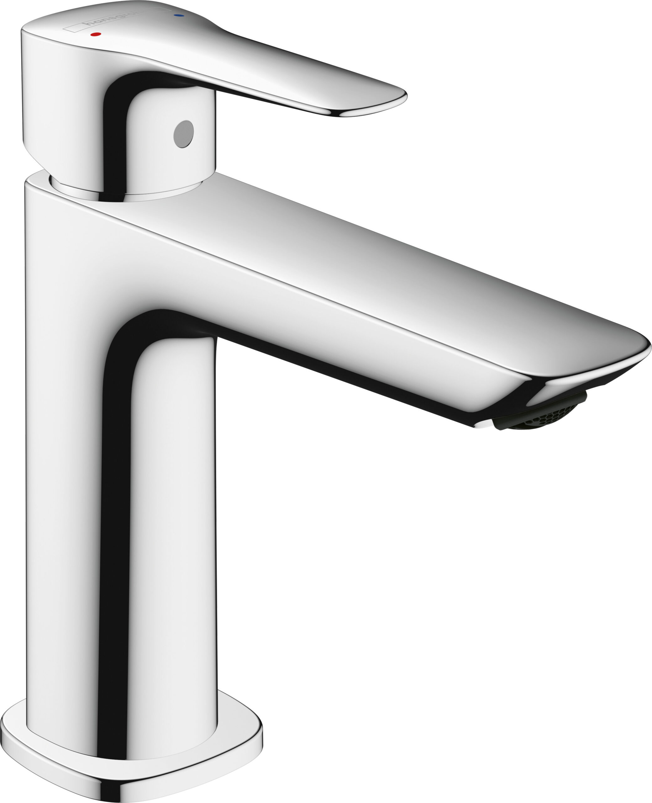 Single lever basin mixer L Fine with pop-up waste set
