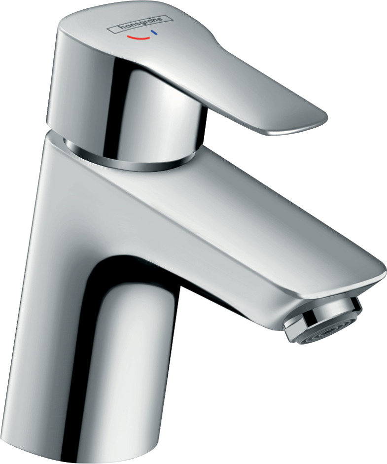 Single lever basin mixer M CoolStart with pop-up waste set