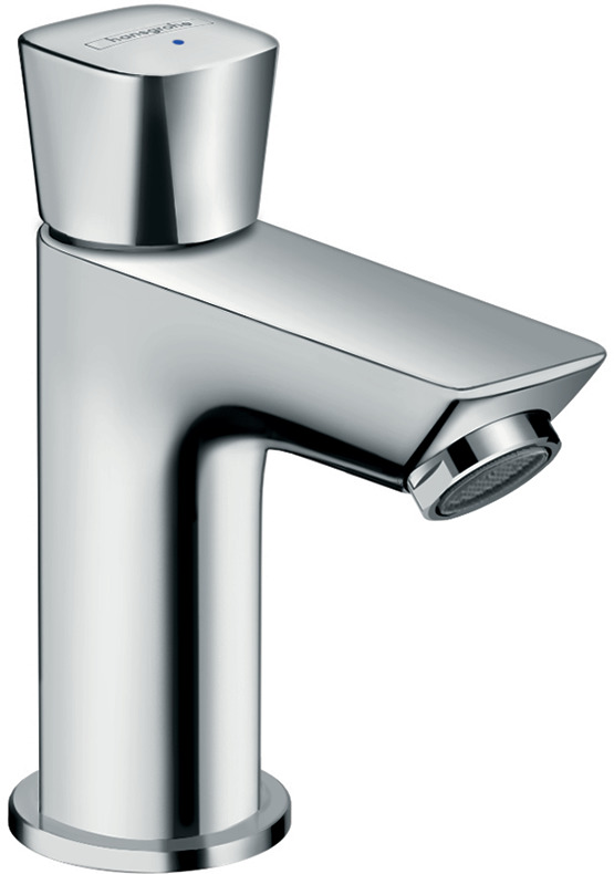 Pillar tap 80 for cold water or pre-adjusted water without waste set