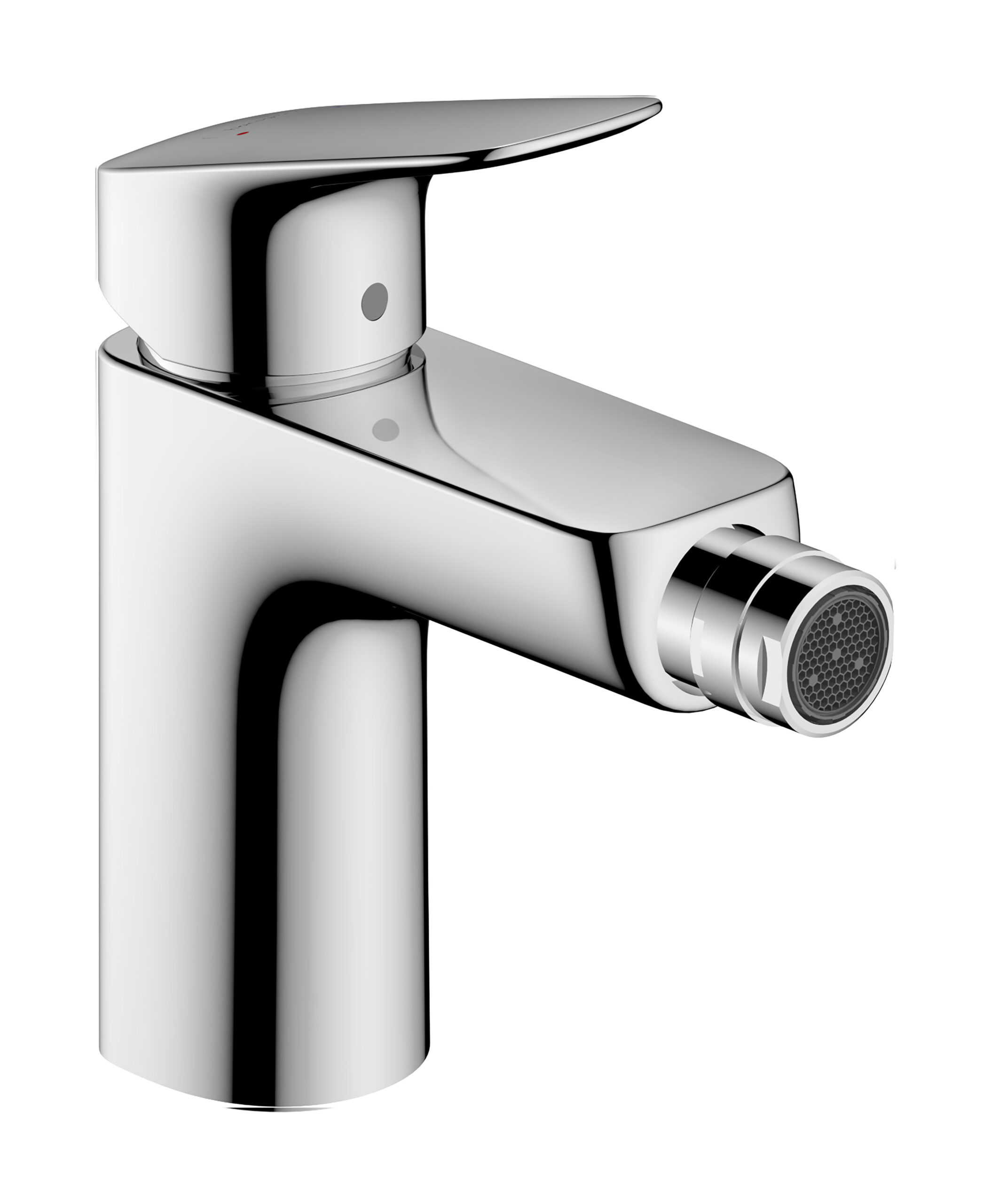 Single lever bidet mixer 100 with pop-up waste set