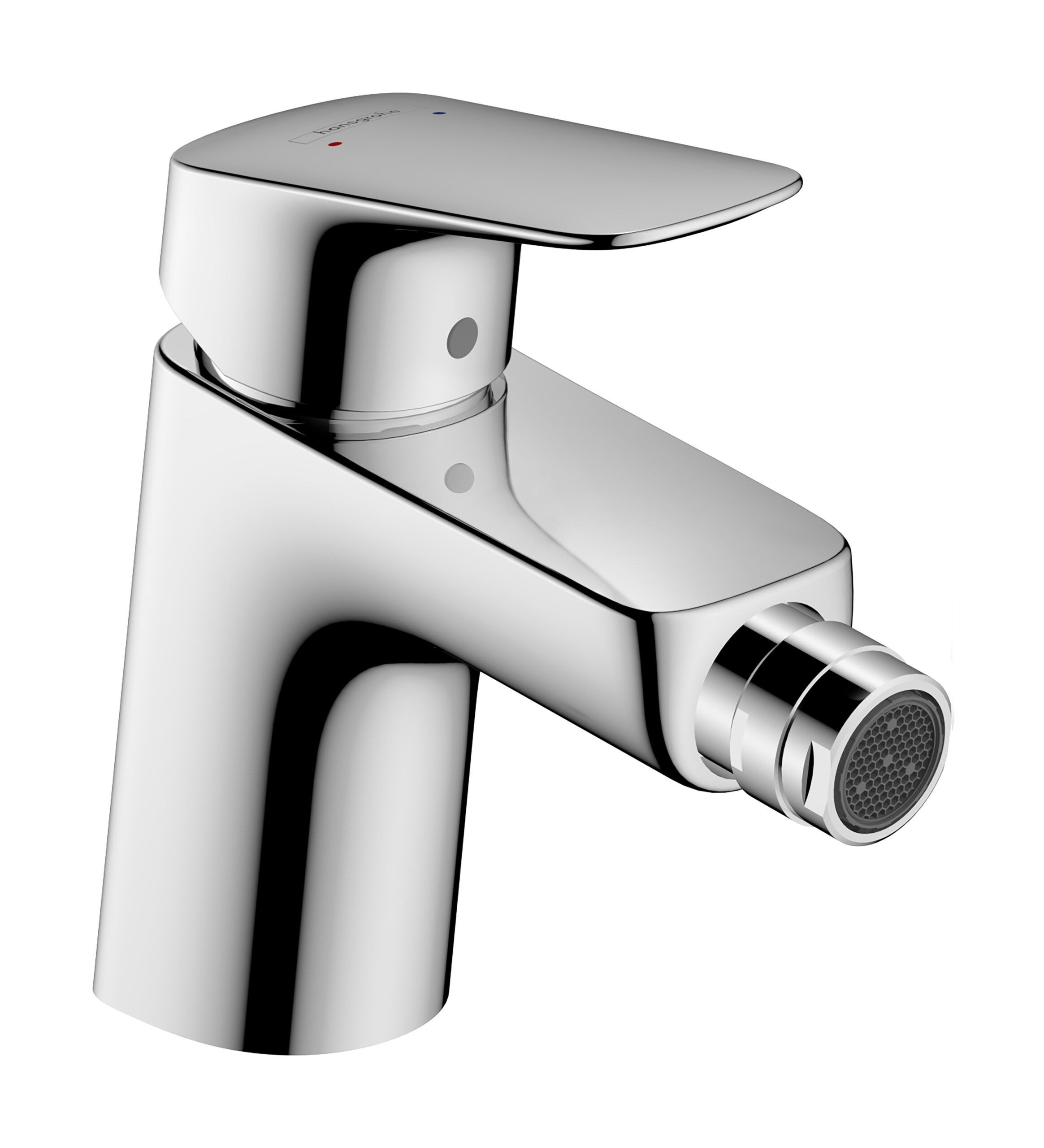 Single lever bidet mixer 70 with pop-up waste set