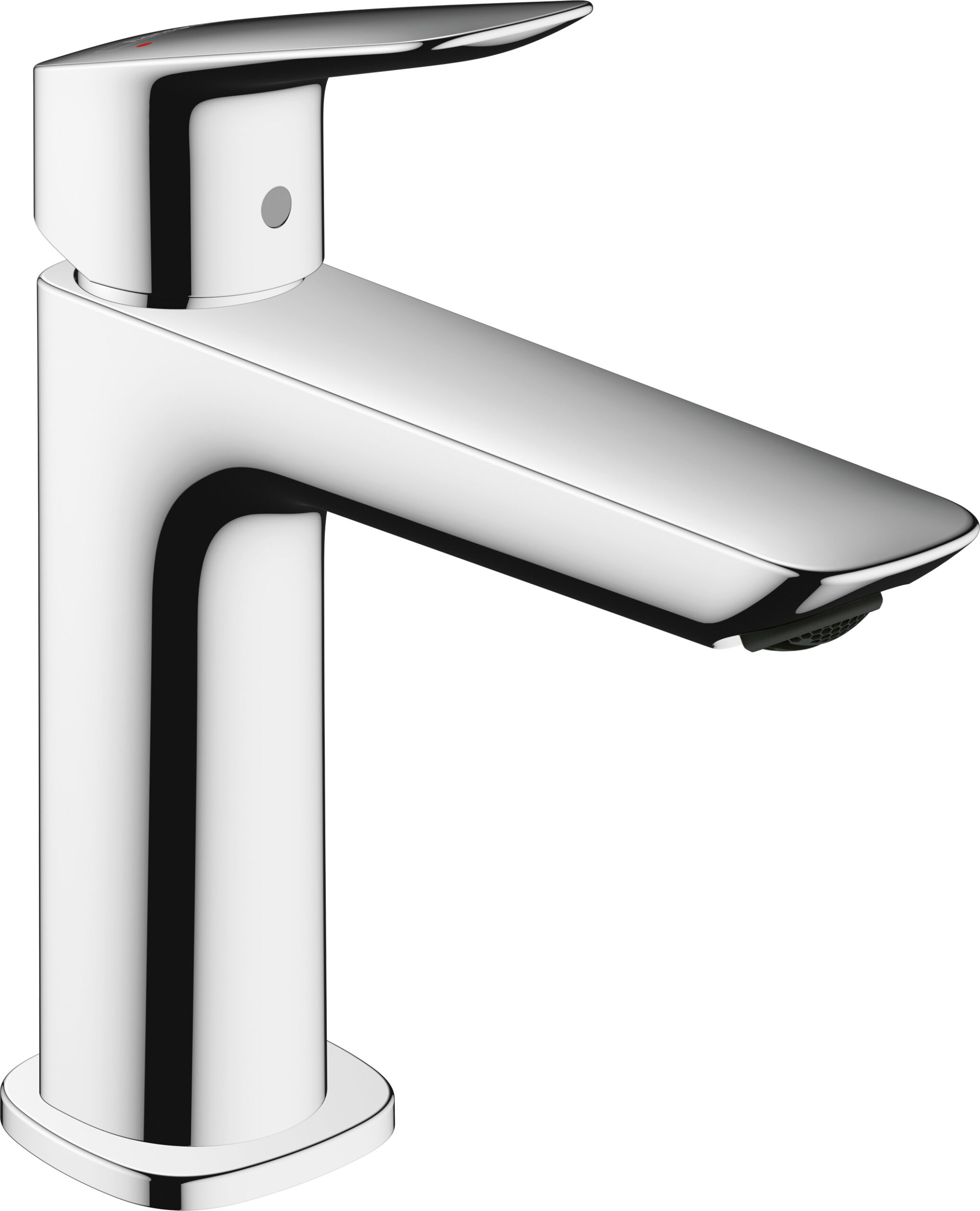 Single lever basin mixer 110 Fine with push-open waste set