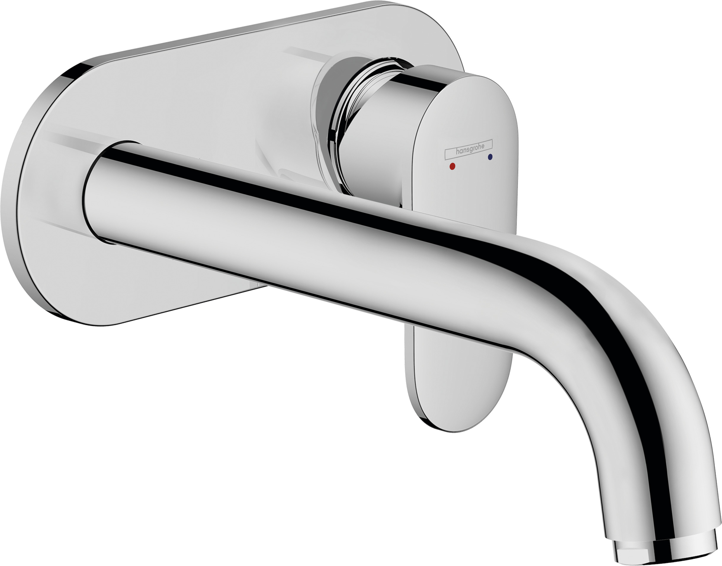 Single lever basin mixer for concealed installation wall-mounted with spout 20,7 cm