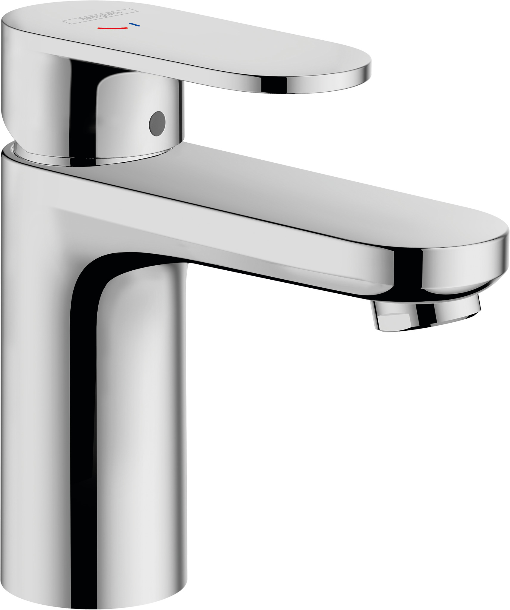 Single lever basin mixer 100 CoolStart with pop-up waste set