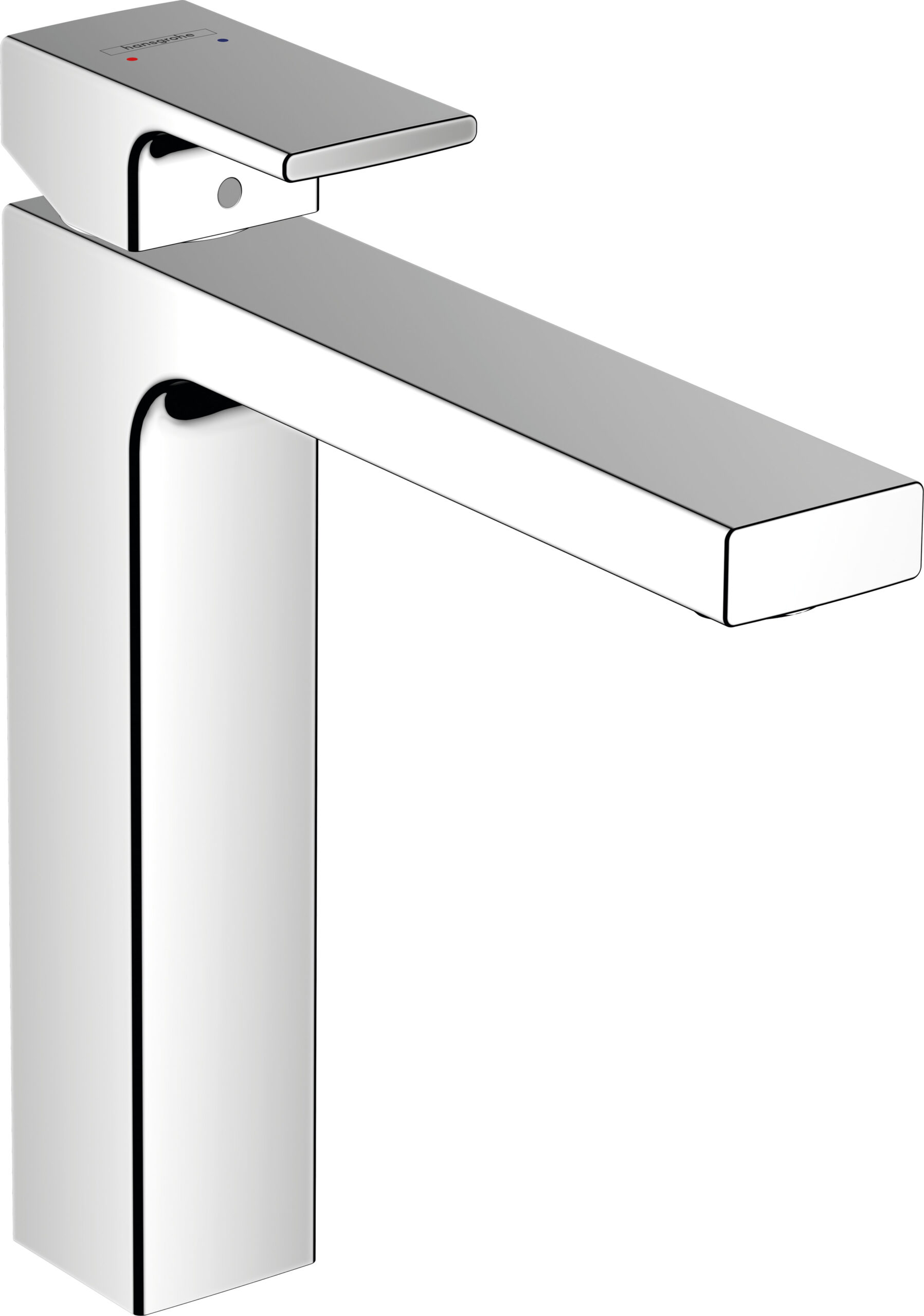 Single lever basin mixer 190 with isolated water conduction and metal pop-up waste set