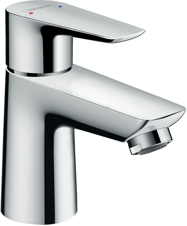 Single lever basin mixer 80 with push-open waste set