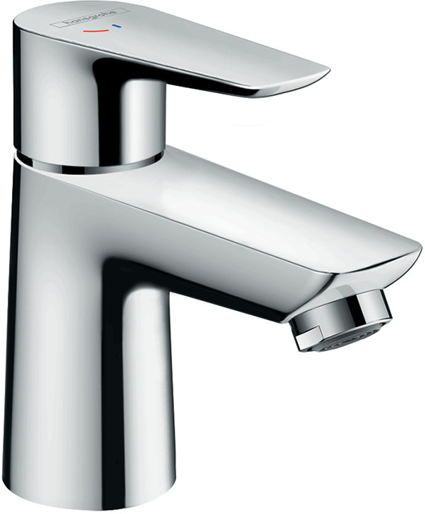 Single lever basin mixer 80 CoolStart with pop-up waste set