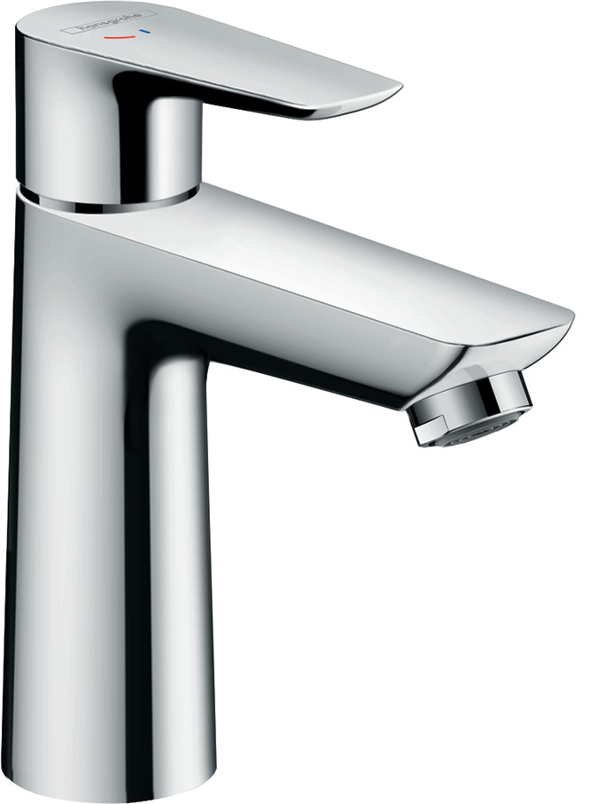 Single lever basin mixer 110 CoolStart with pop-up waste set