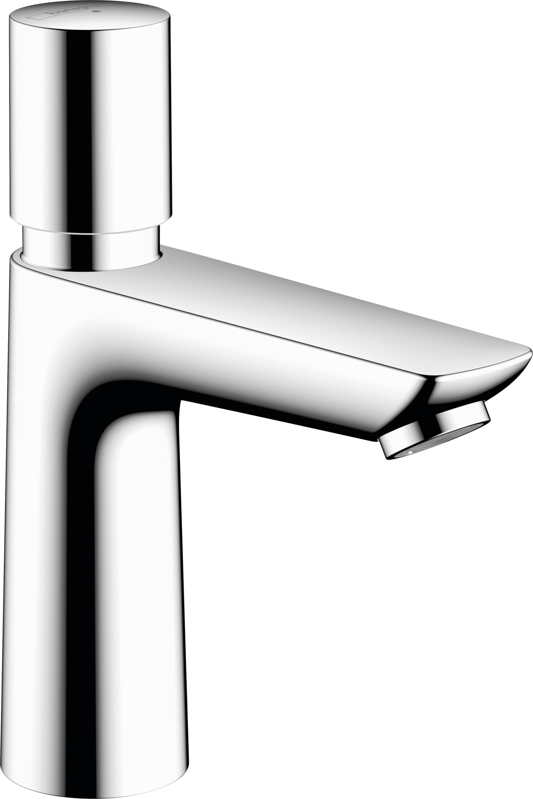 Self-closing pillar tap 110 for cold water or pre-adjusted water without waste set