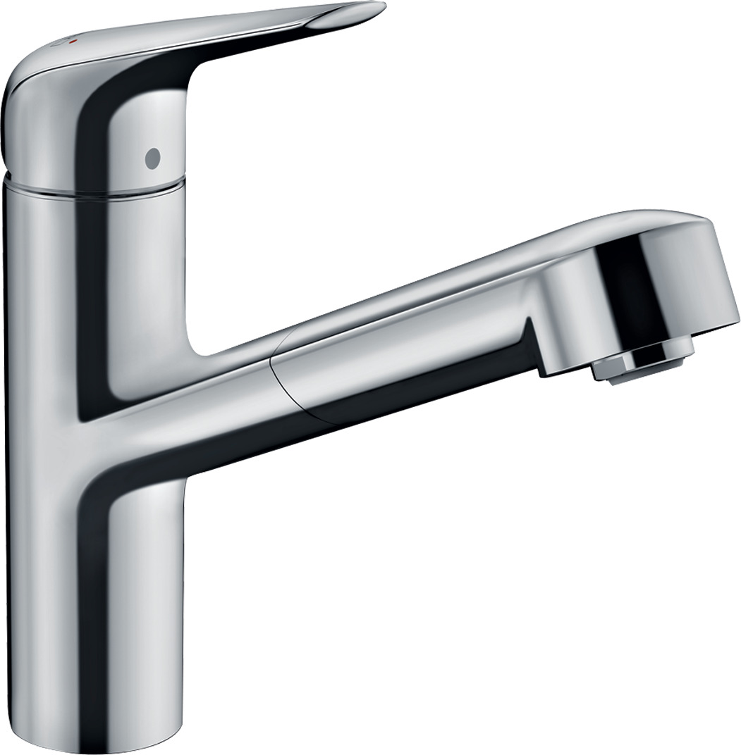 Single lever kitchen mixer 150, pull-out spout, 1jet