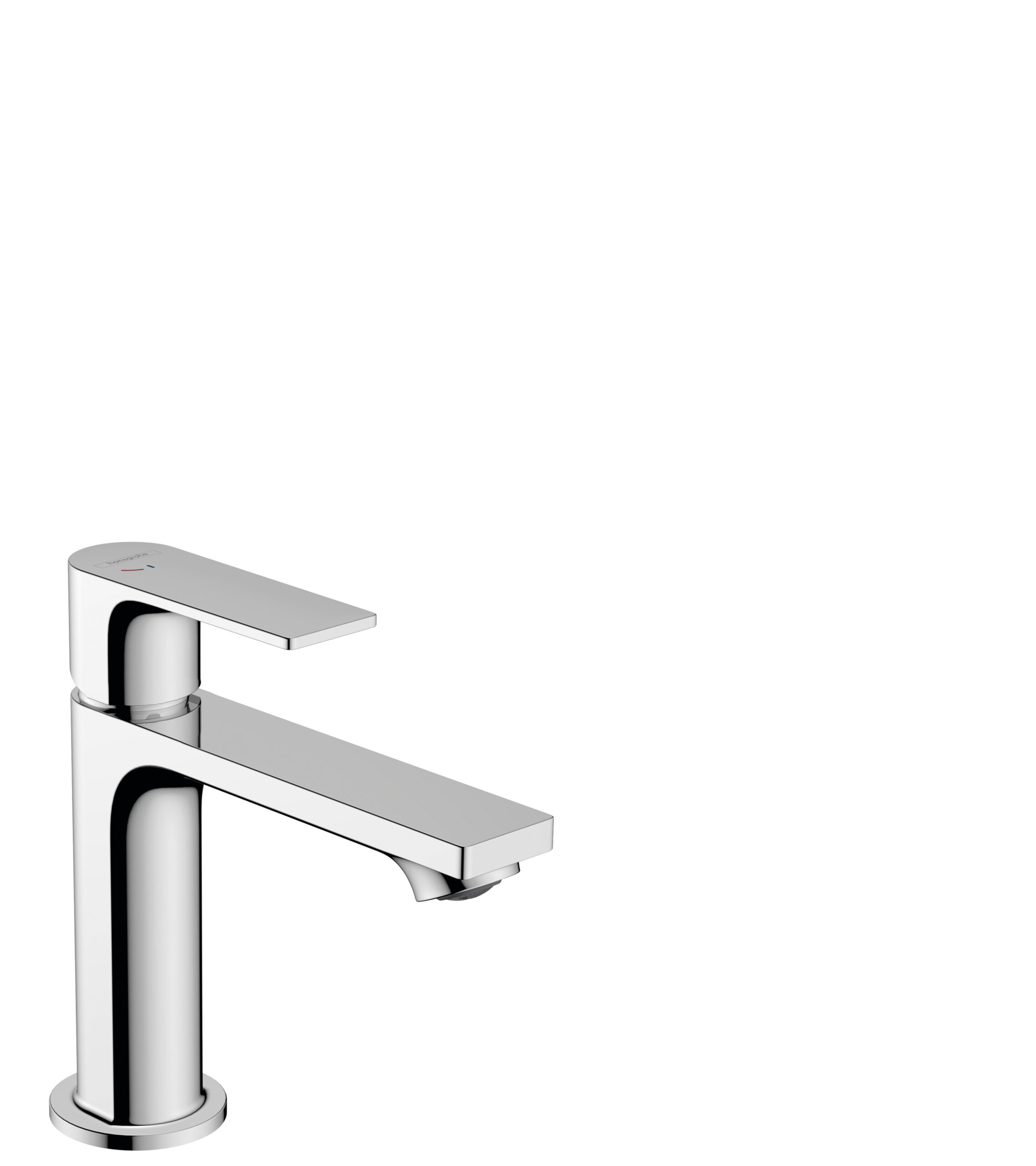 Single lever basin mixer 110 CoolStart with metal pop-up waste set
