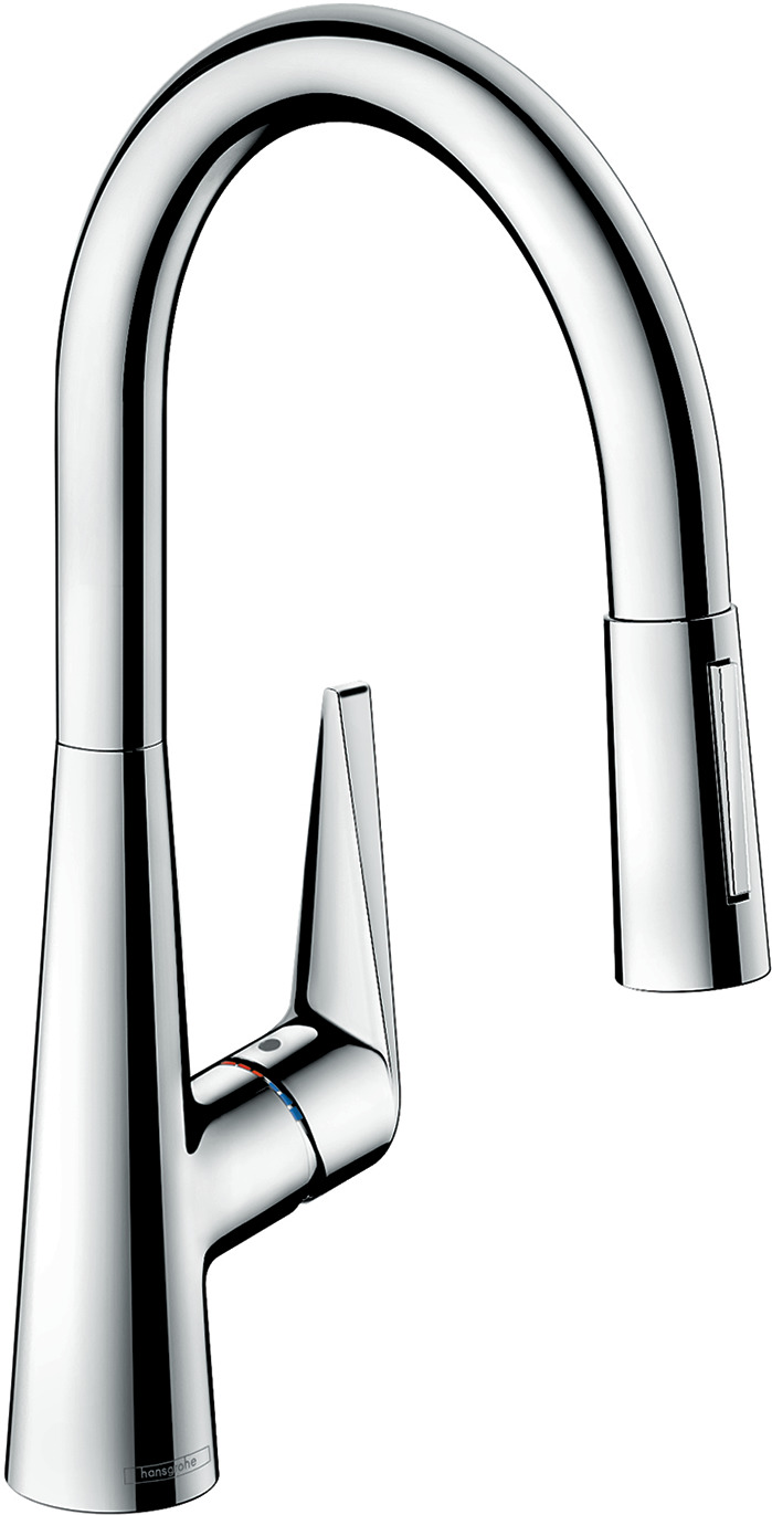 Single lever kitchen mixer 200, EcoSmart, pull-out spray, 2jet