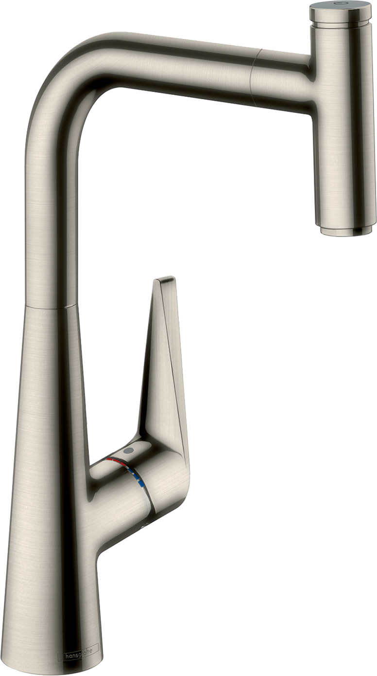 Single lever kitchen mixer 300, pull-out spout, 1jet