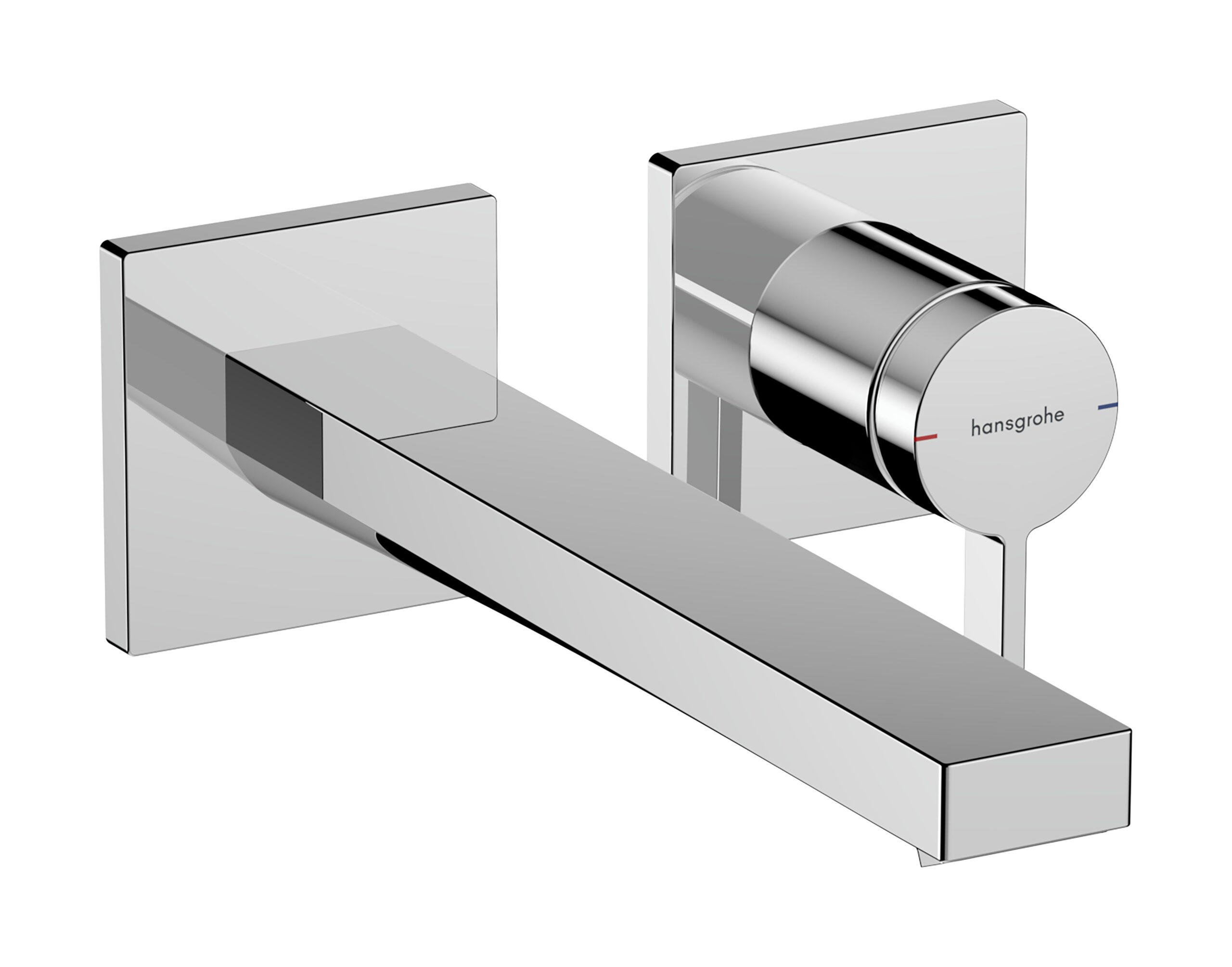 Single lever basin mixer for concealed installation wall-mounted EcoSmart  with spout 22,5 cm
