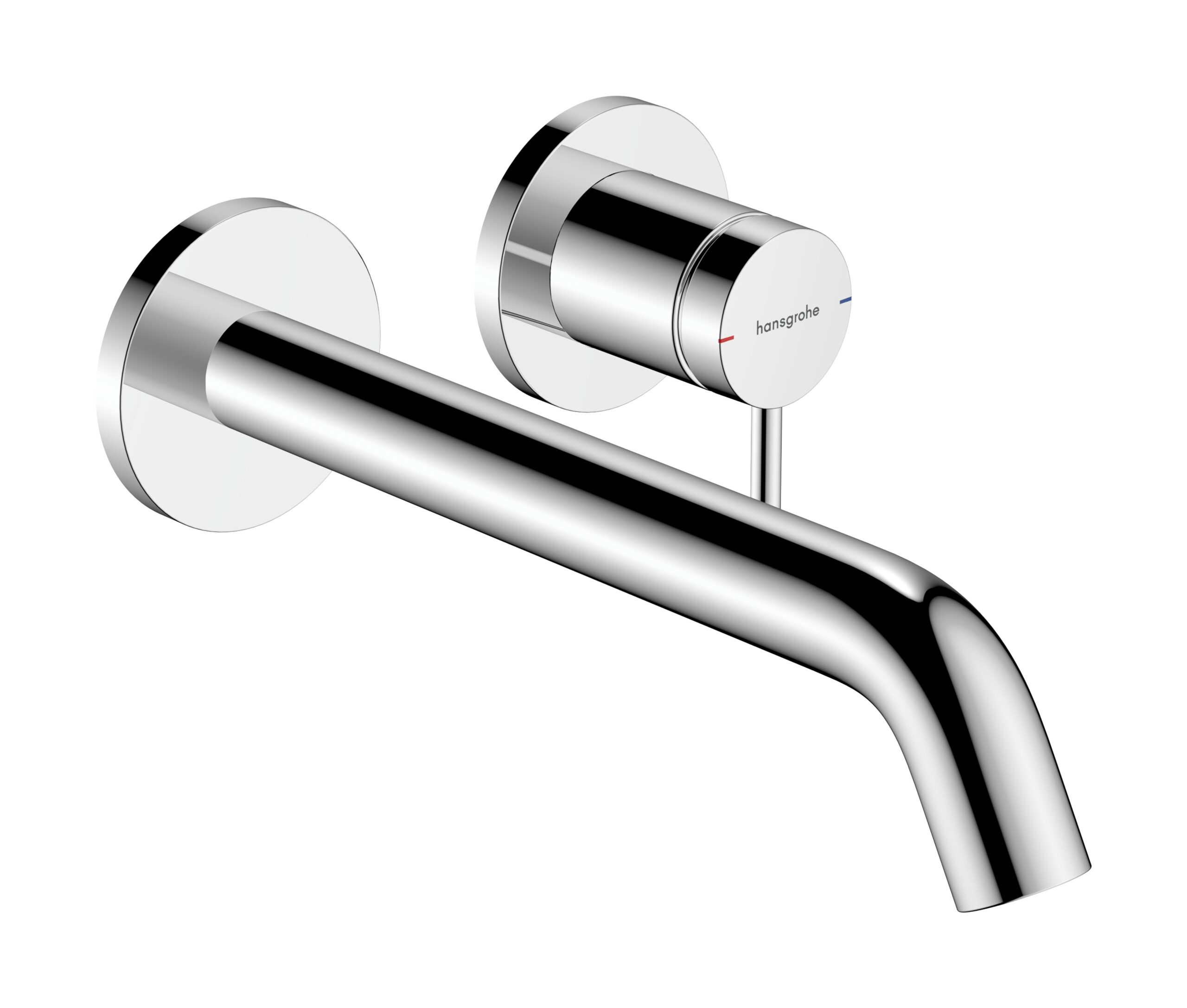 Single lever basin mixer for concealed installation wall-mounted EcoSmart  with spout 22,5 cm