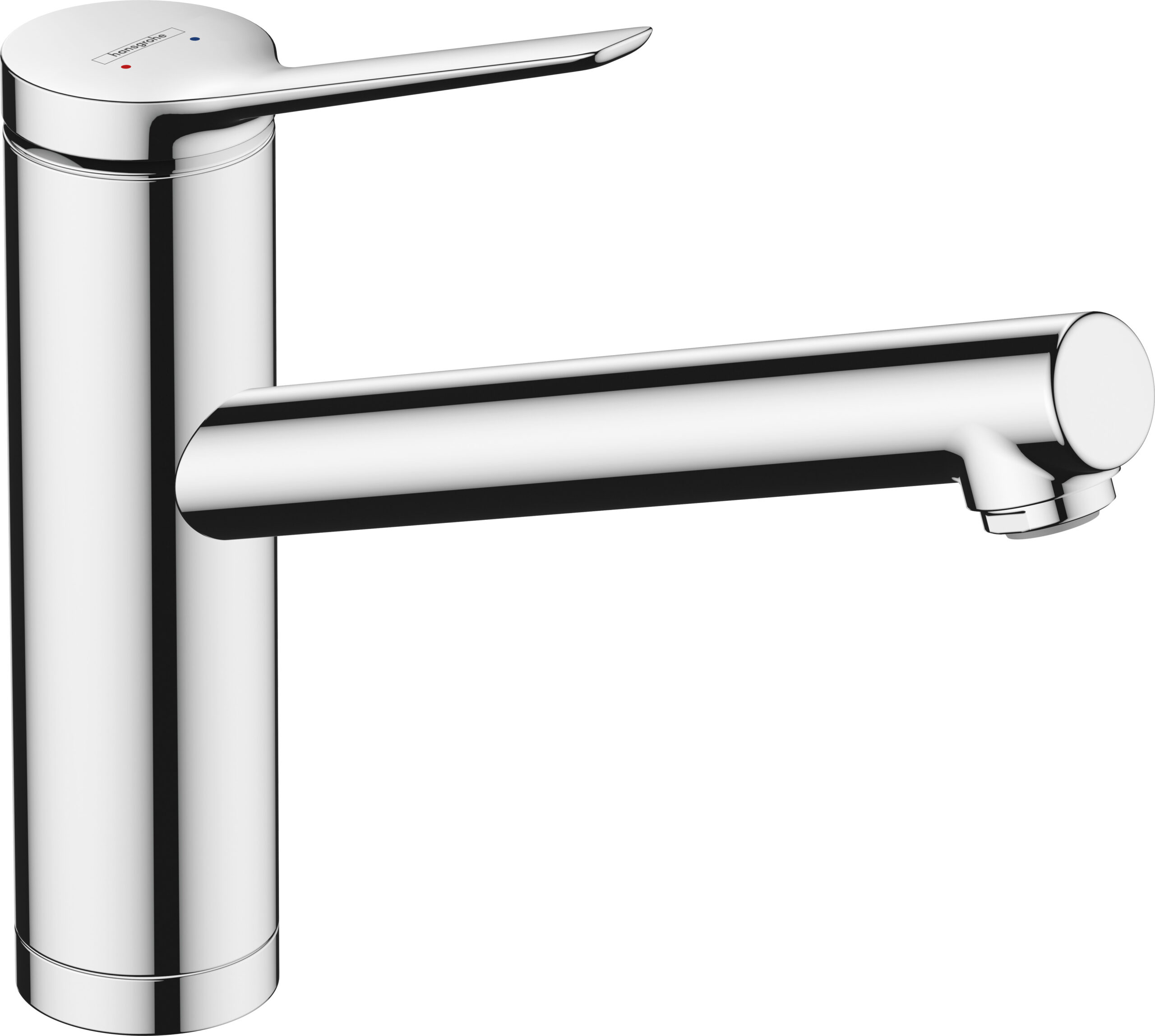 Single lever kitchen mixer 160, installation in front of a window, 1jet