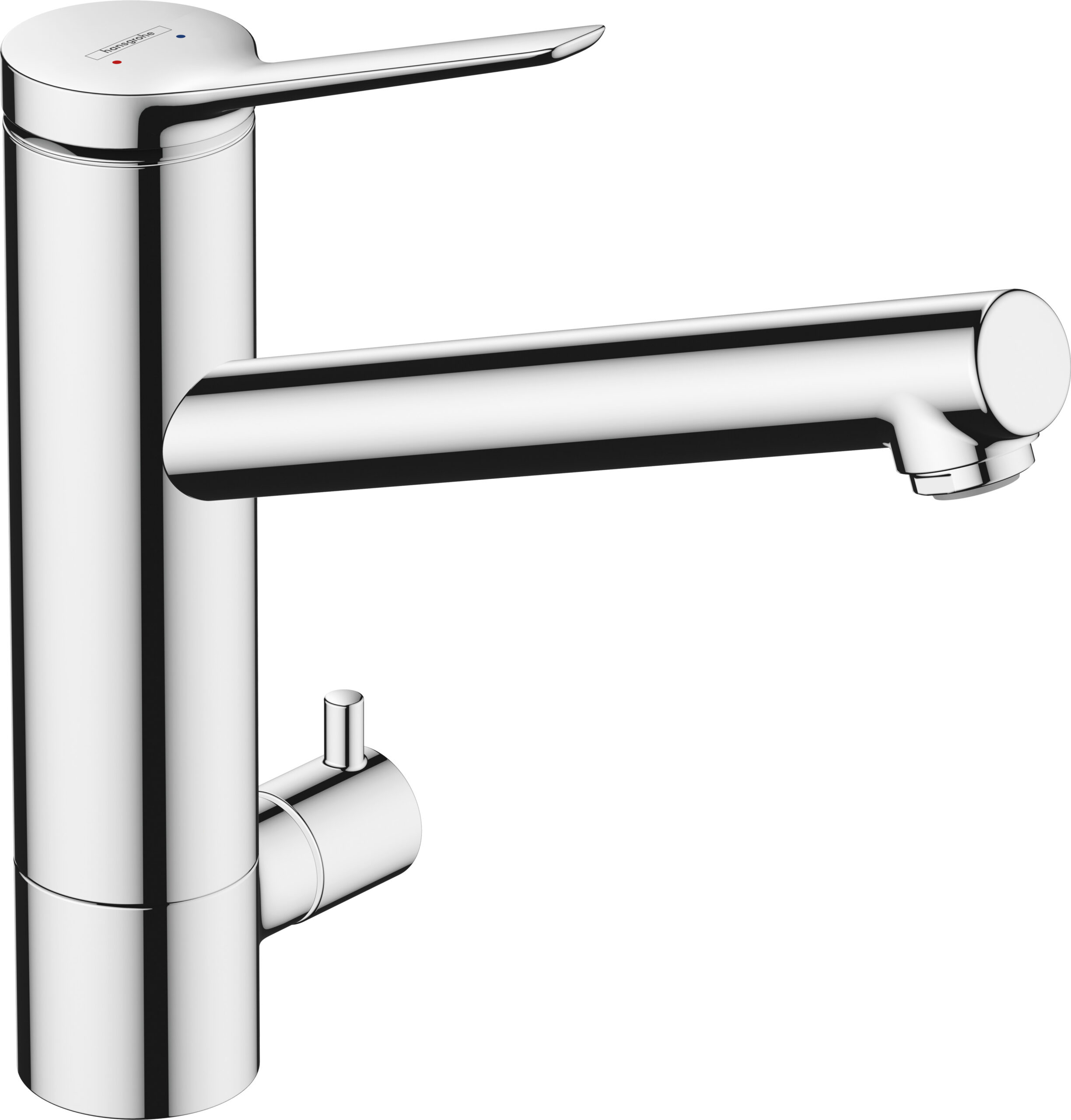 Single lever kitchen mixer 200, device shut-off valve, 1jet