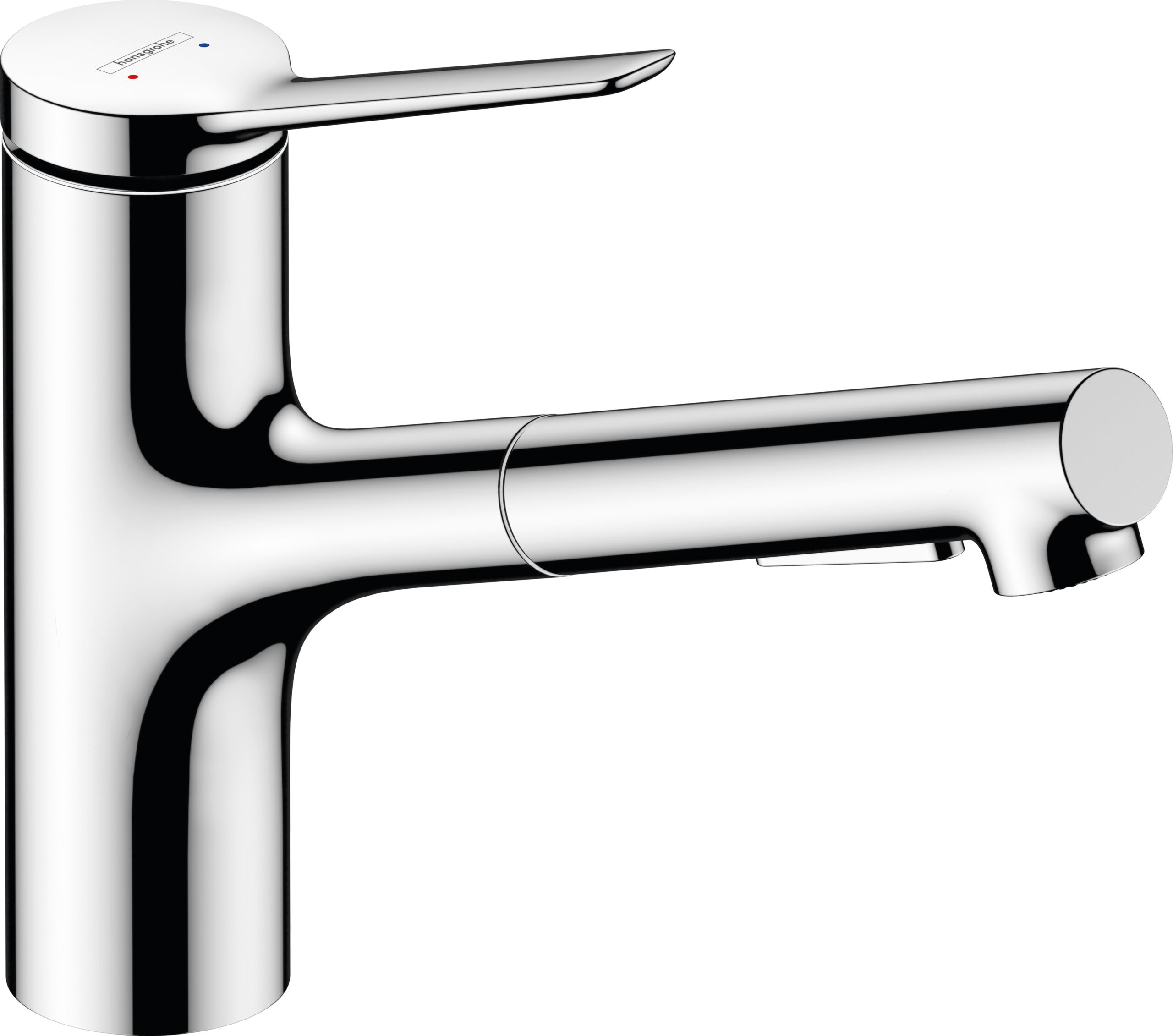 Single lever kitchen mixer 150, EcoSmart, pull-out spray, 2jet