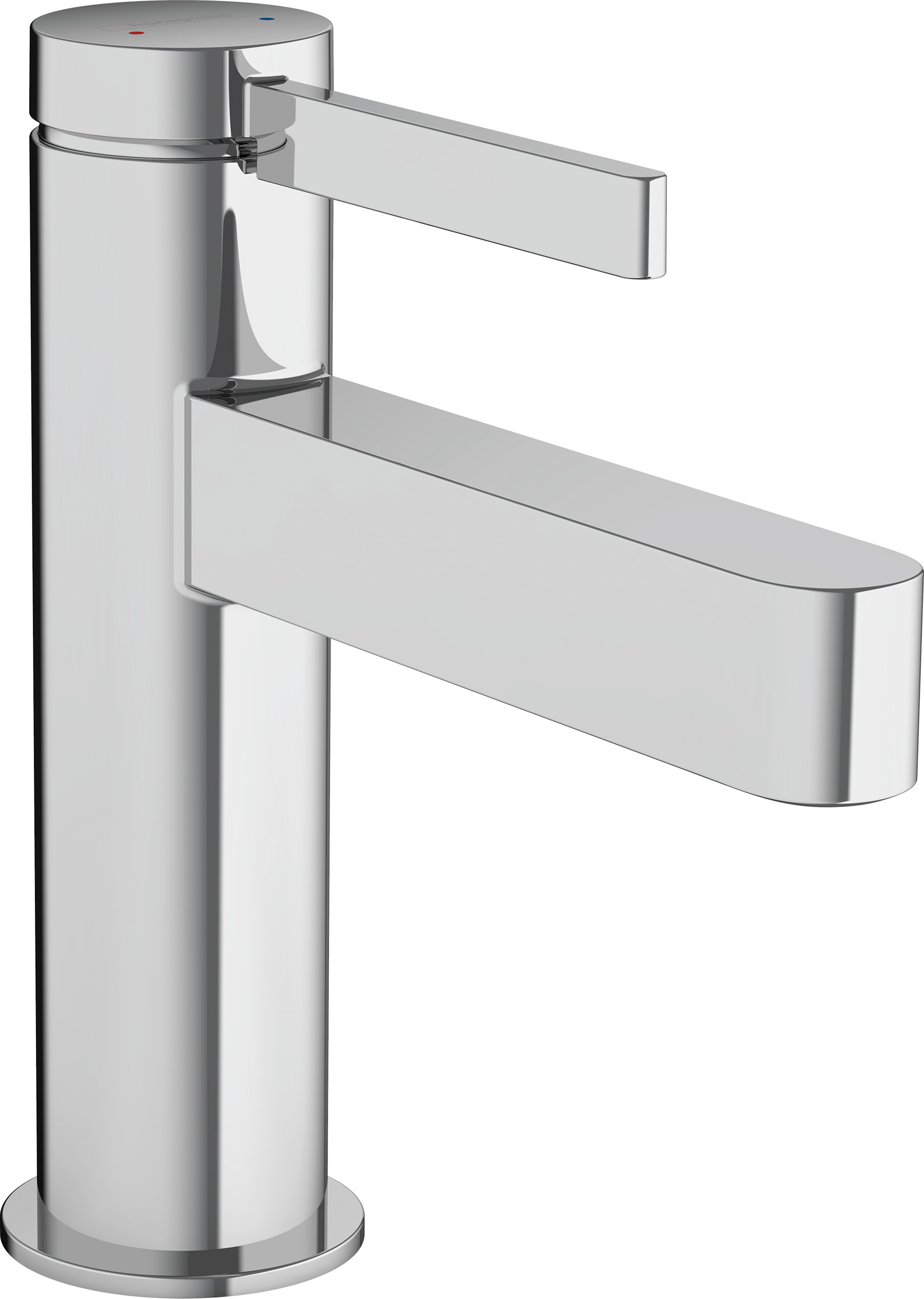 Single lever basin mixer 100 with push-open waste set