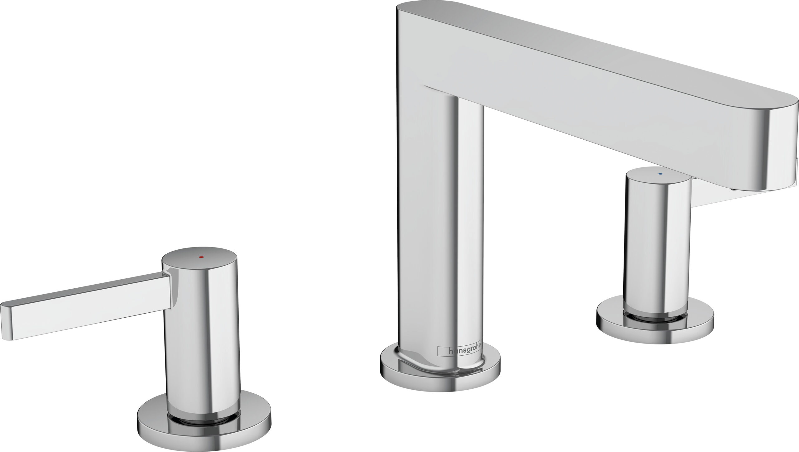 3-hole basin mixer 110 with push-open waste set