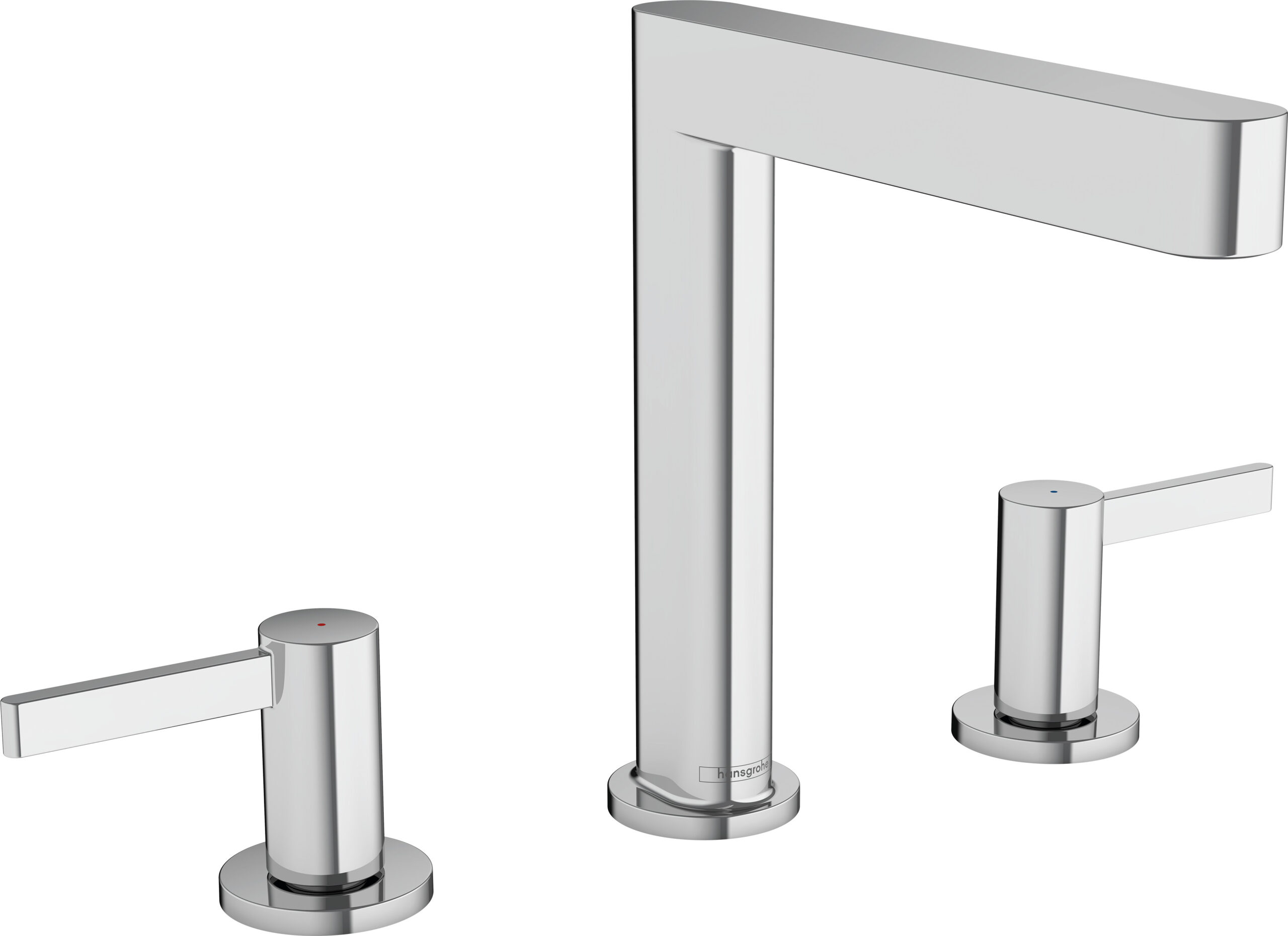 3-hole basin mixer 160 with push-open waste set