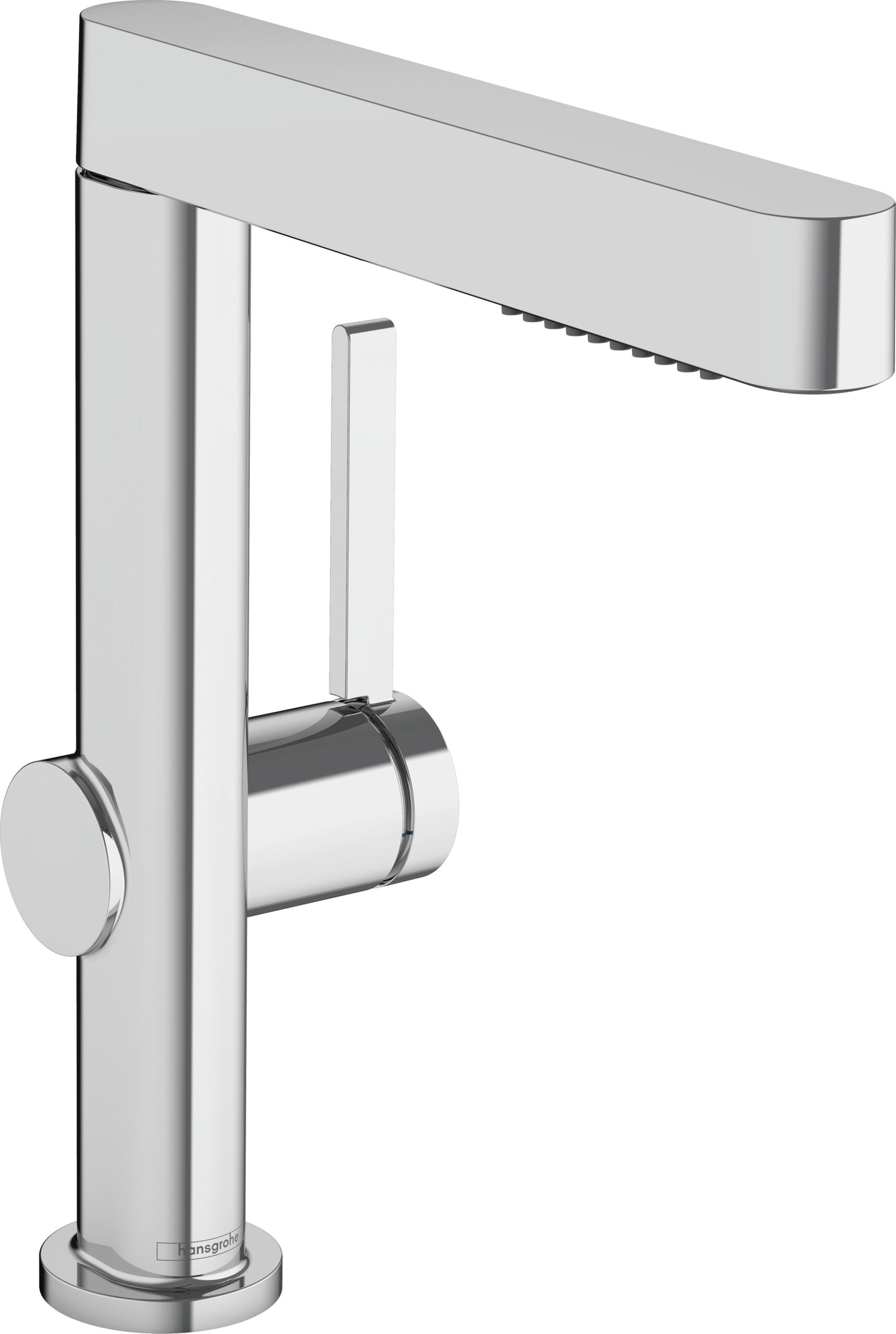 Single lever basin mixer 230 with pull-out spray, 2jet and push-open waste set