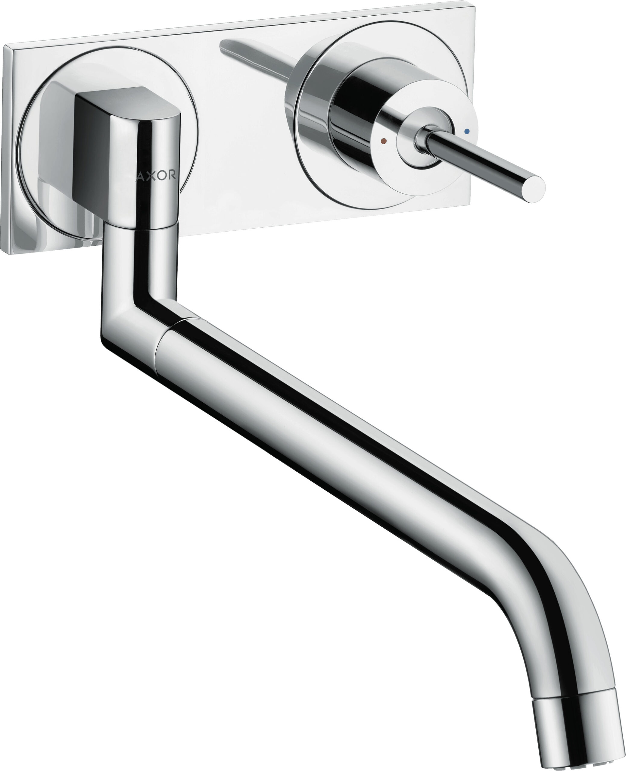 Single lever kitchen mixer for concealed installation wall-mounted